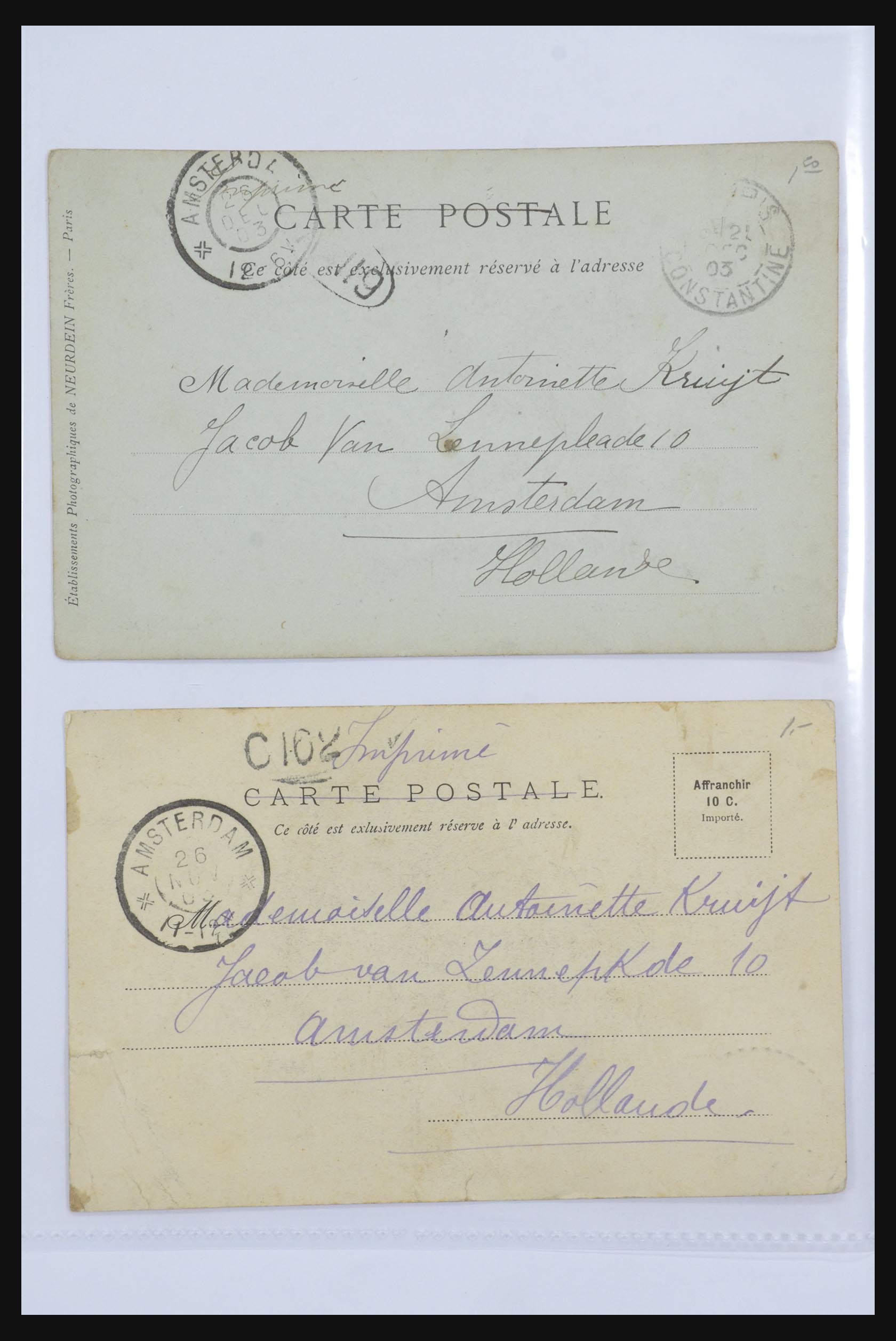 31666 074 - 31666 Franse koloniën ansichtkaarten 1900-1910.