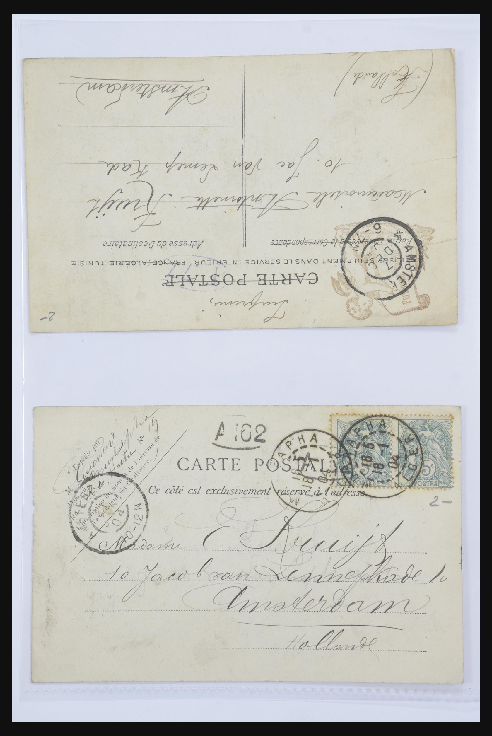 31666 076 - 31666 Franse koloniën ansichtkaarten 1900-1910.
