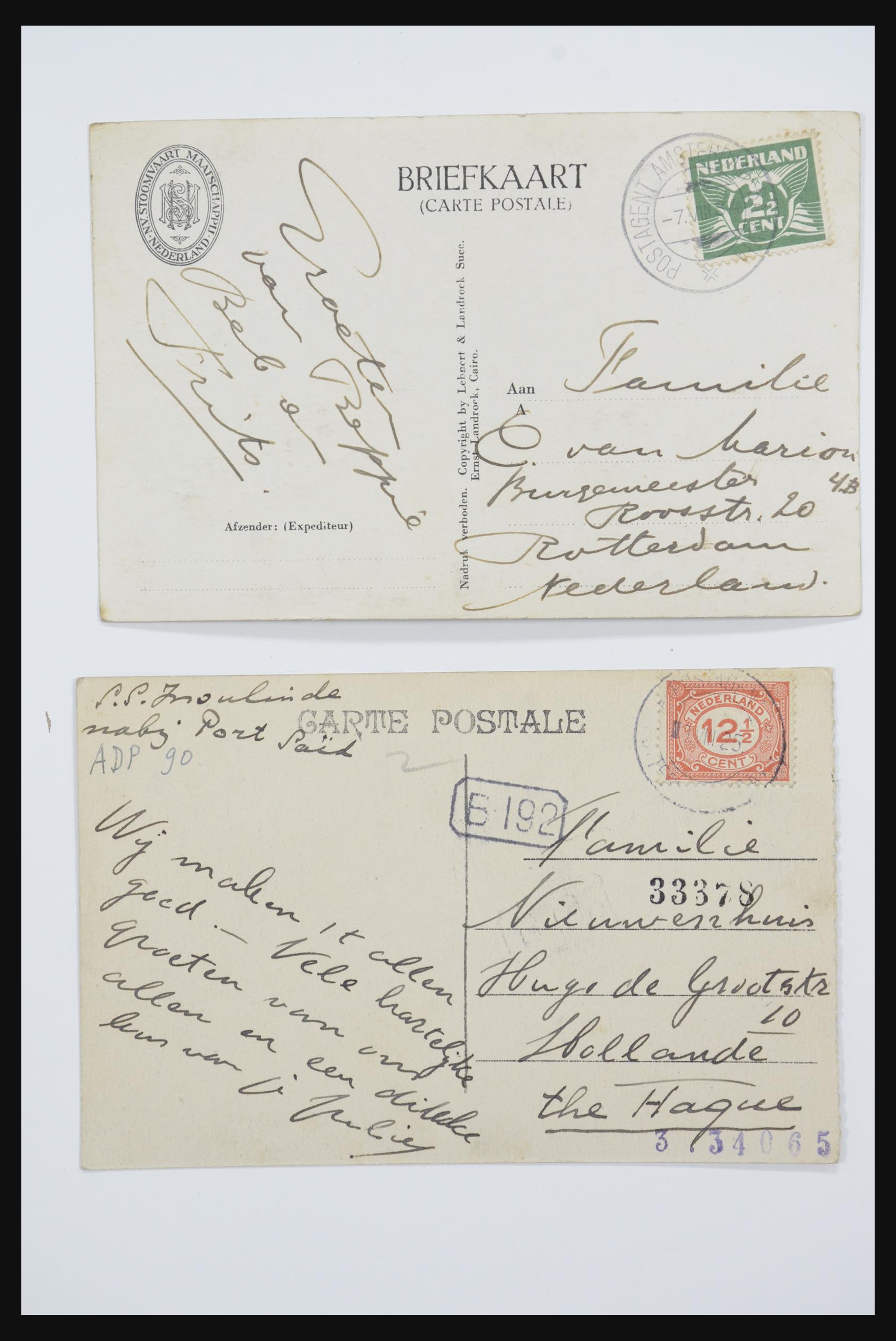 31668 010 - 31668 Nederland ansichtkaarten 1905-1935.