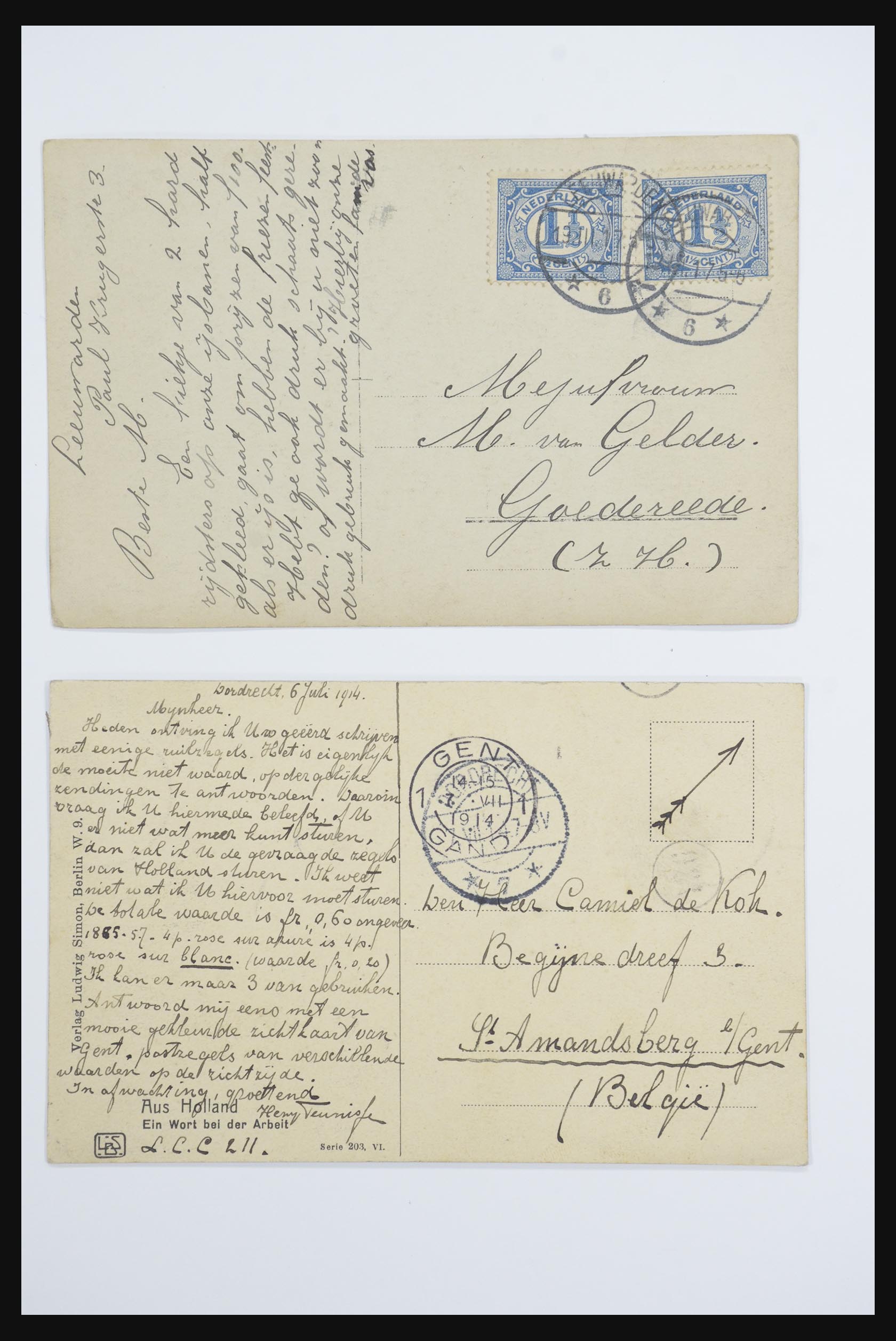 31668 025 - 31668 Nederland ansichtkaarten 1905-1935.
