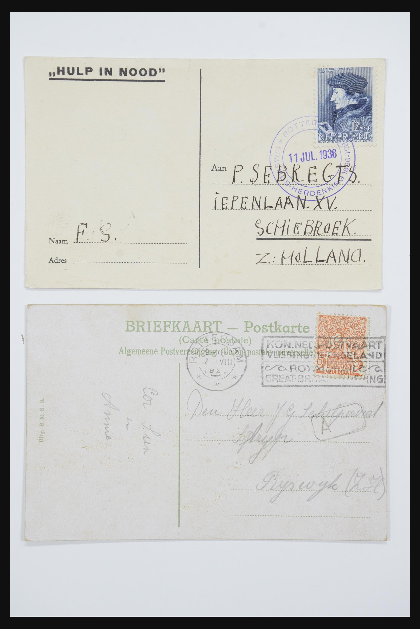 31668 043 - 31668 Nederland ansichtkaarten 1905-1935.