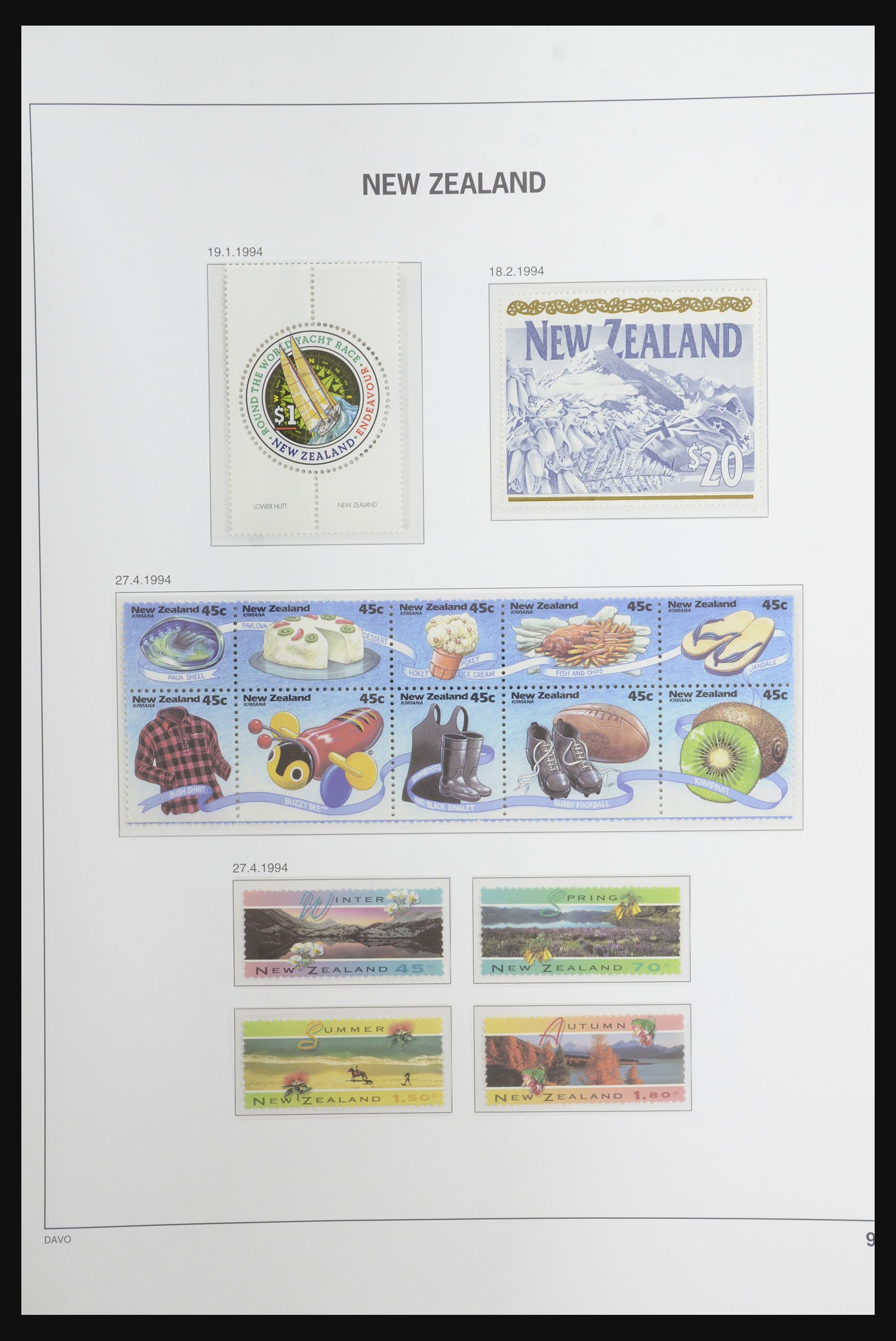 31690 133 - 31690 Nieuw Zeeland 1920-1994.