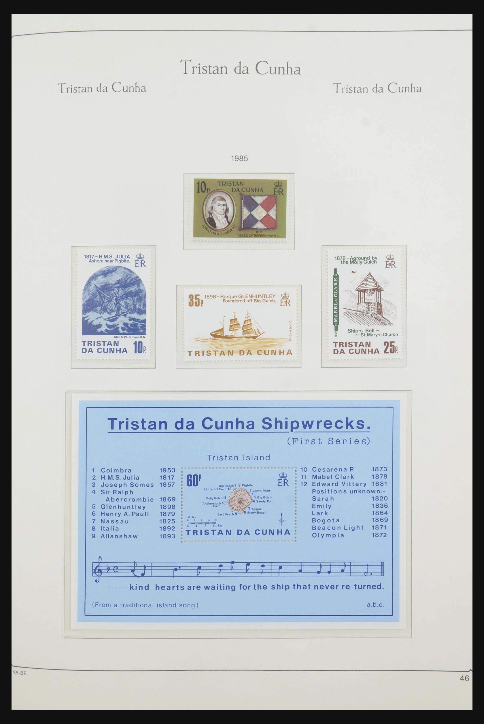 31692 046 - 31692 Tristan da Cunha 1952-2010!