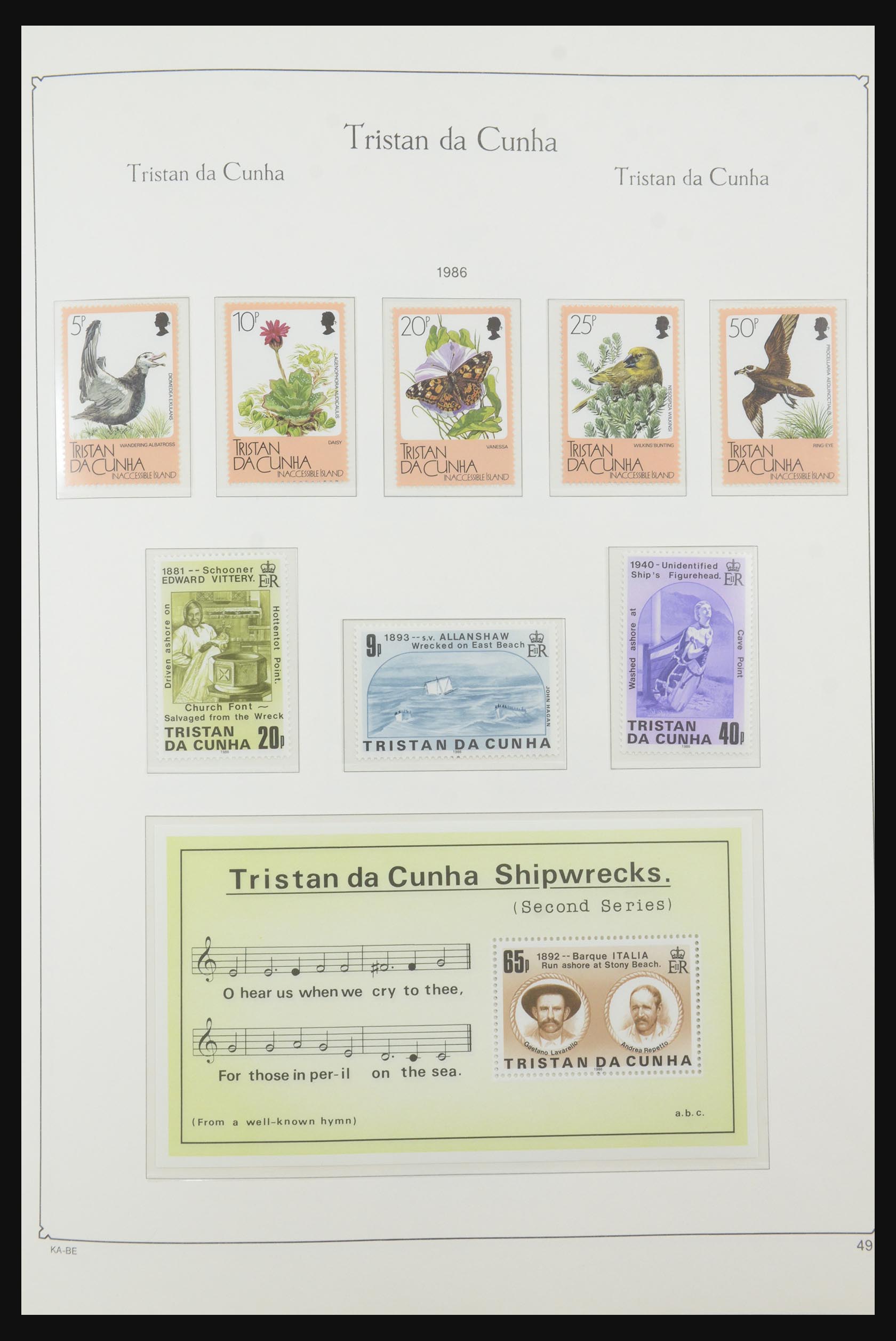 31692 049 - 31692 Tristan da Cunha 1952-2010!