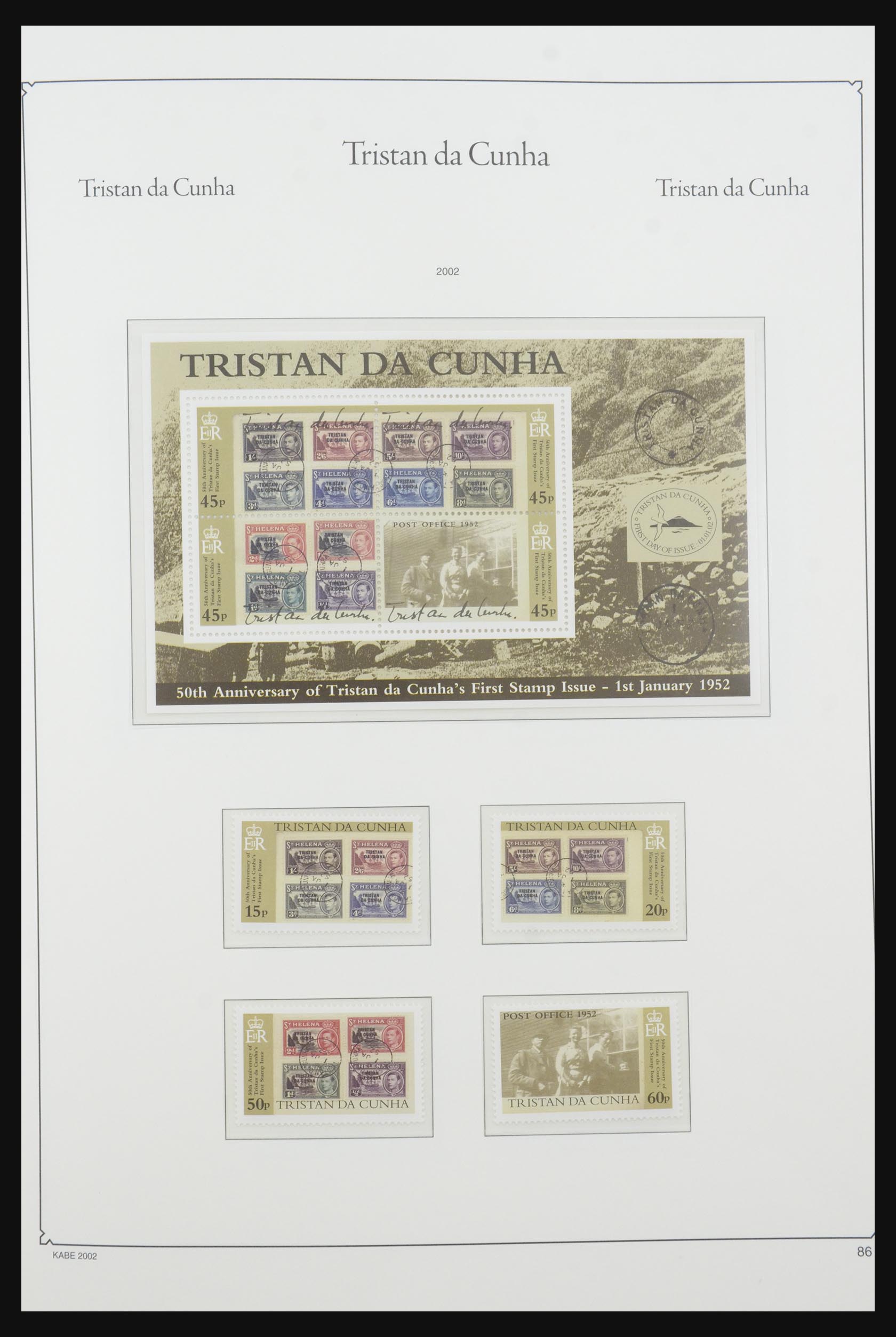 31692 087 - 31692 Tristan da Cunha 1952-2010!