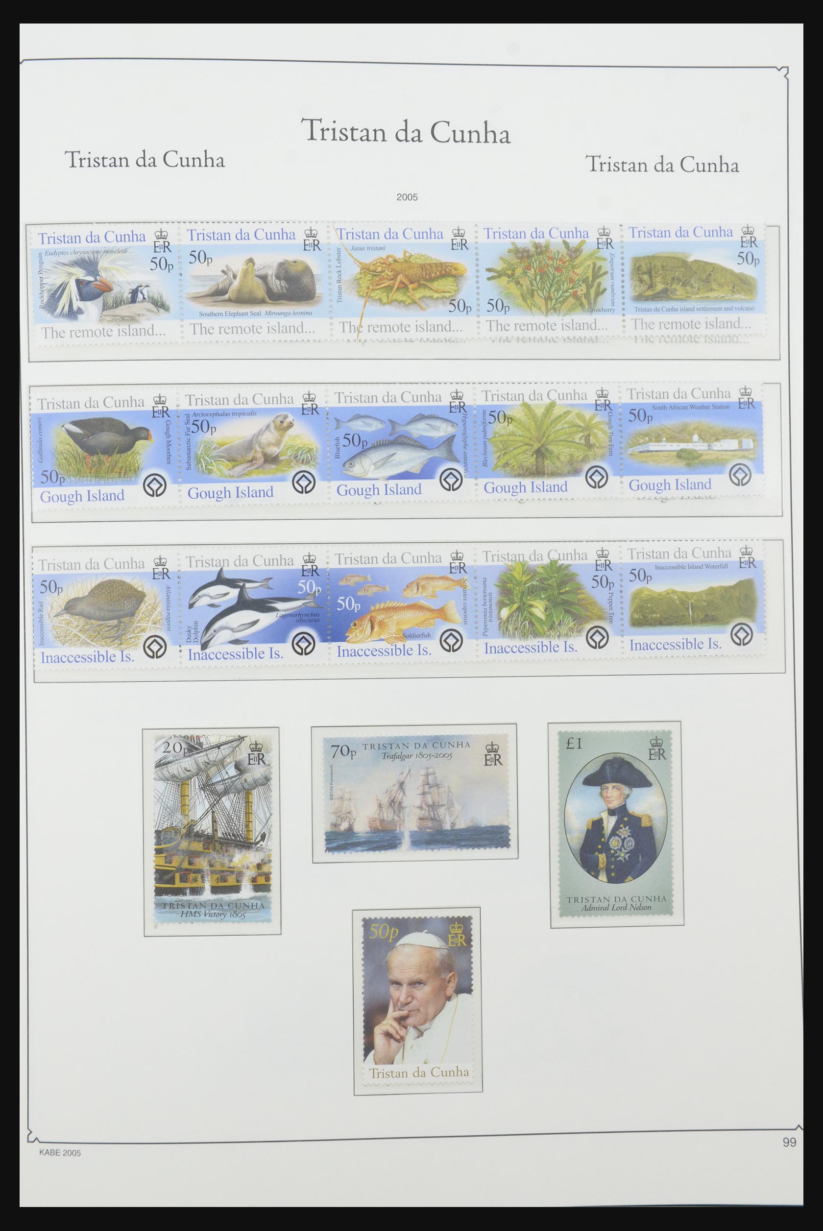 31692 100 - 31692 Tristan da Cunha 1952-2010!