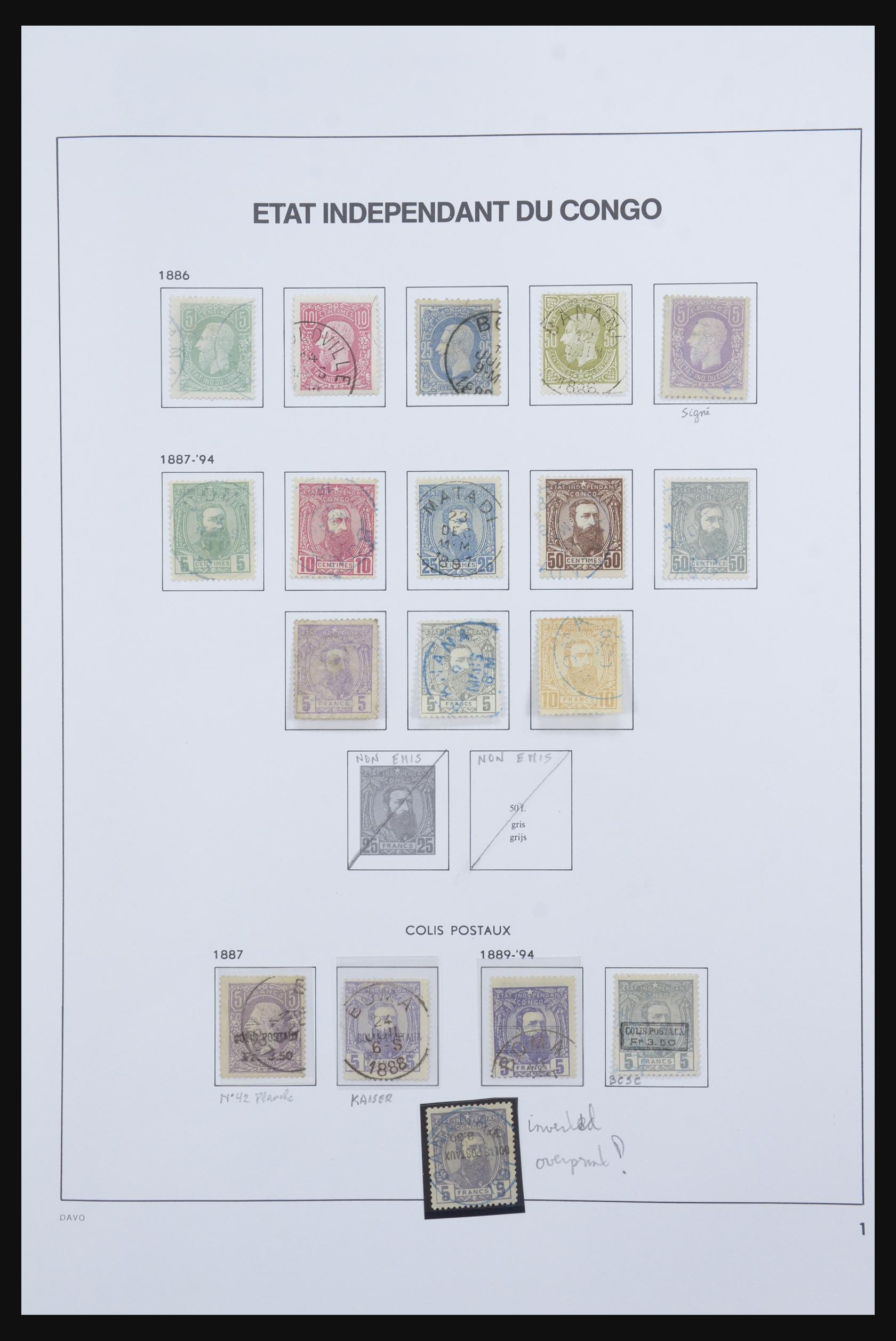 31716 002 - 31716 Belgisch Congo 1886-1960.