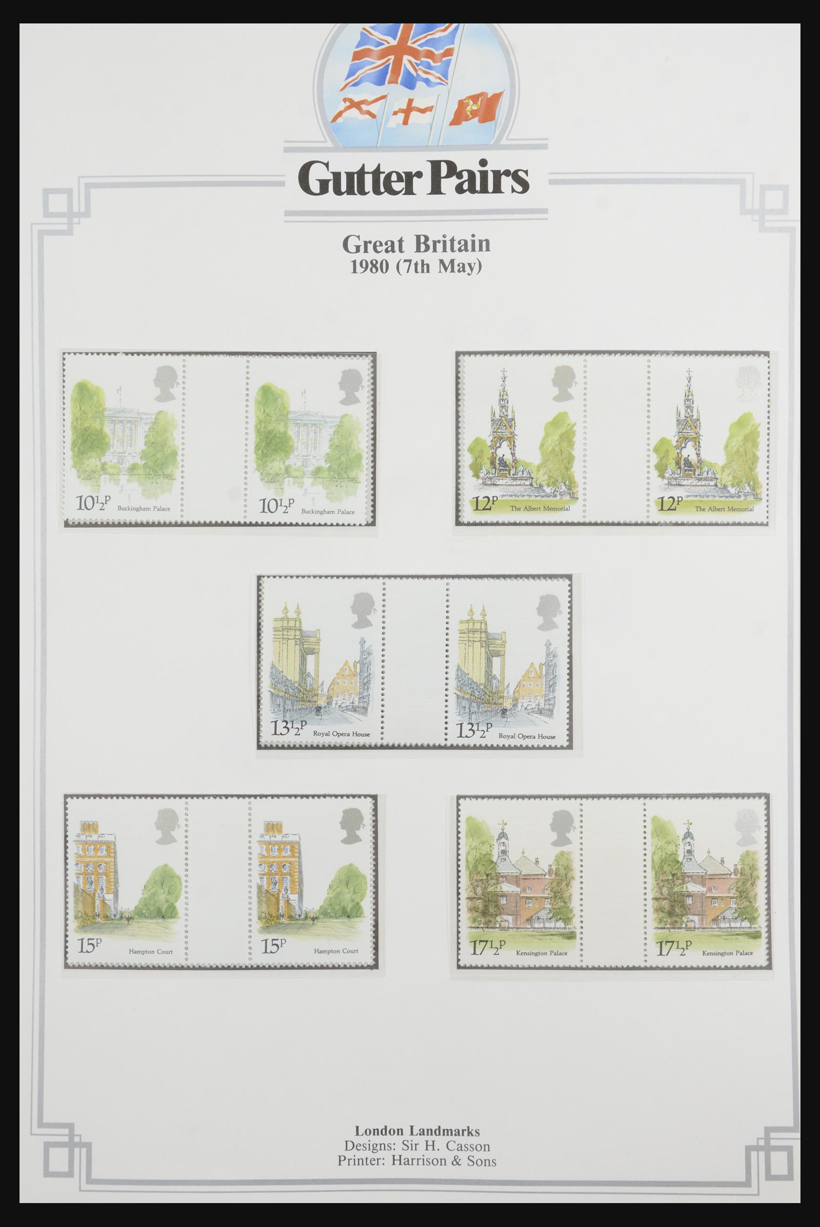 31717 013 - 31717 Great Britain gutterpairs 1976-1991.