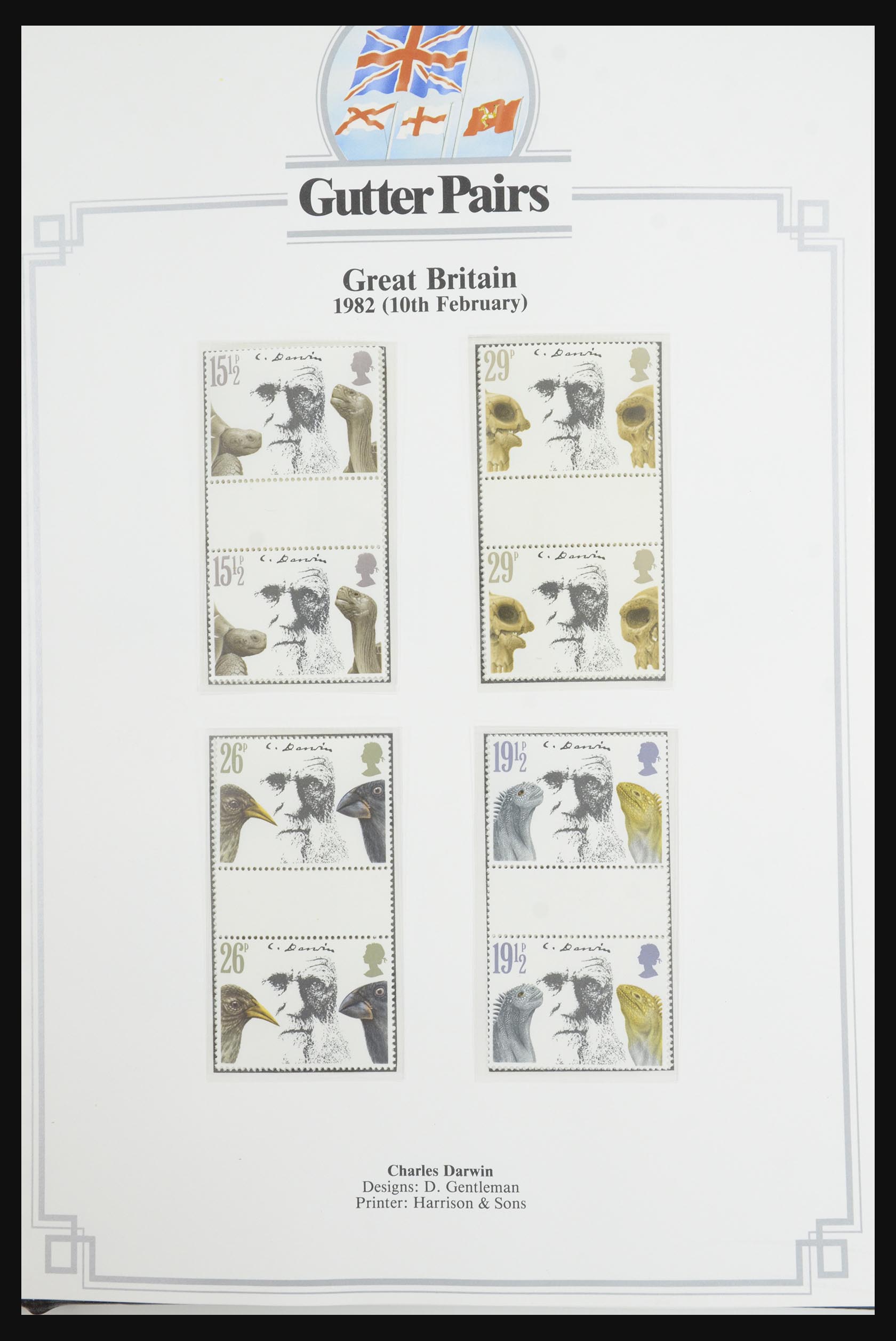31717 027 - 31717 Great Britain gutterpairs 1976-1991.