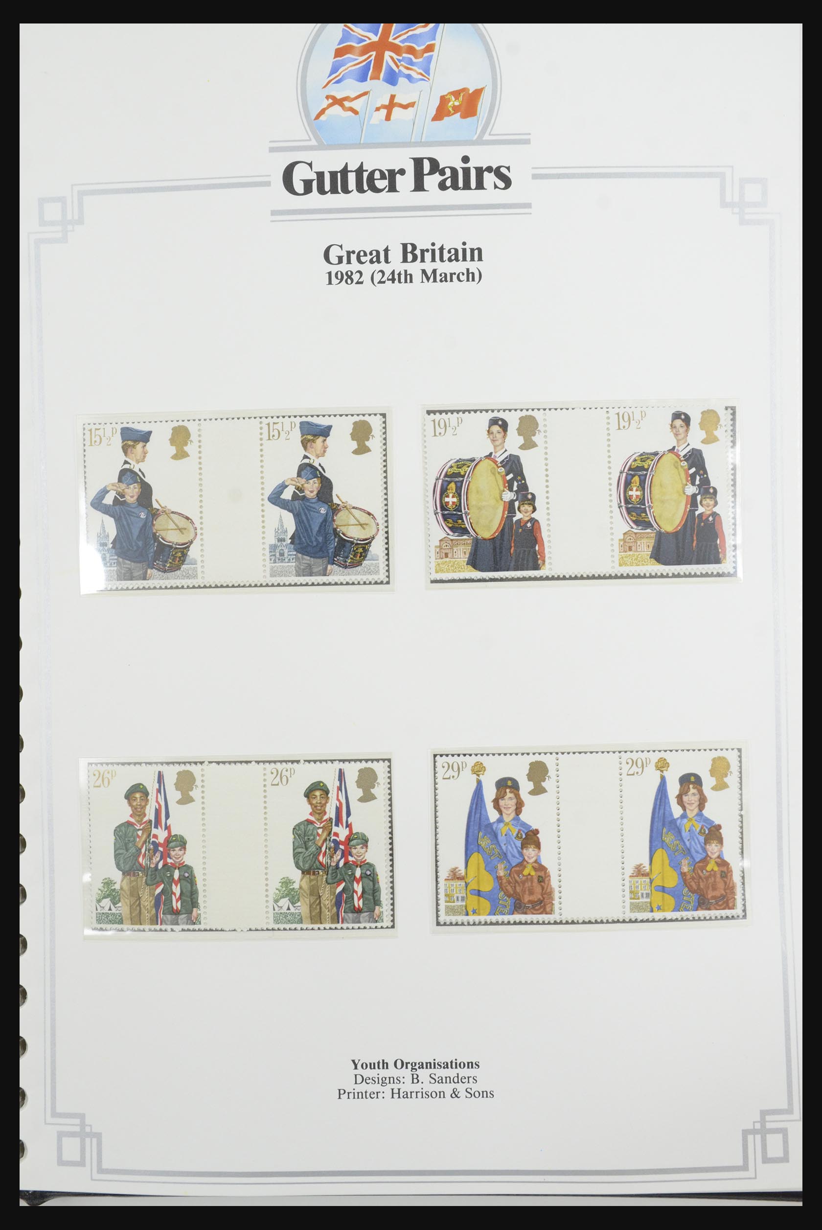 31717 028 - 31717 Great Britain gutterpairs 1976-1991.