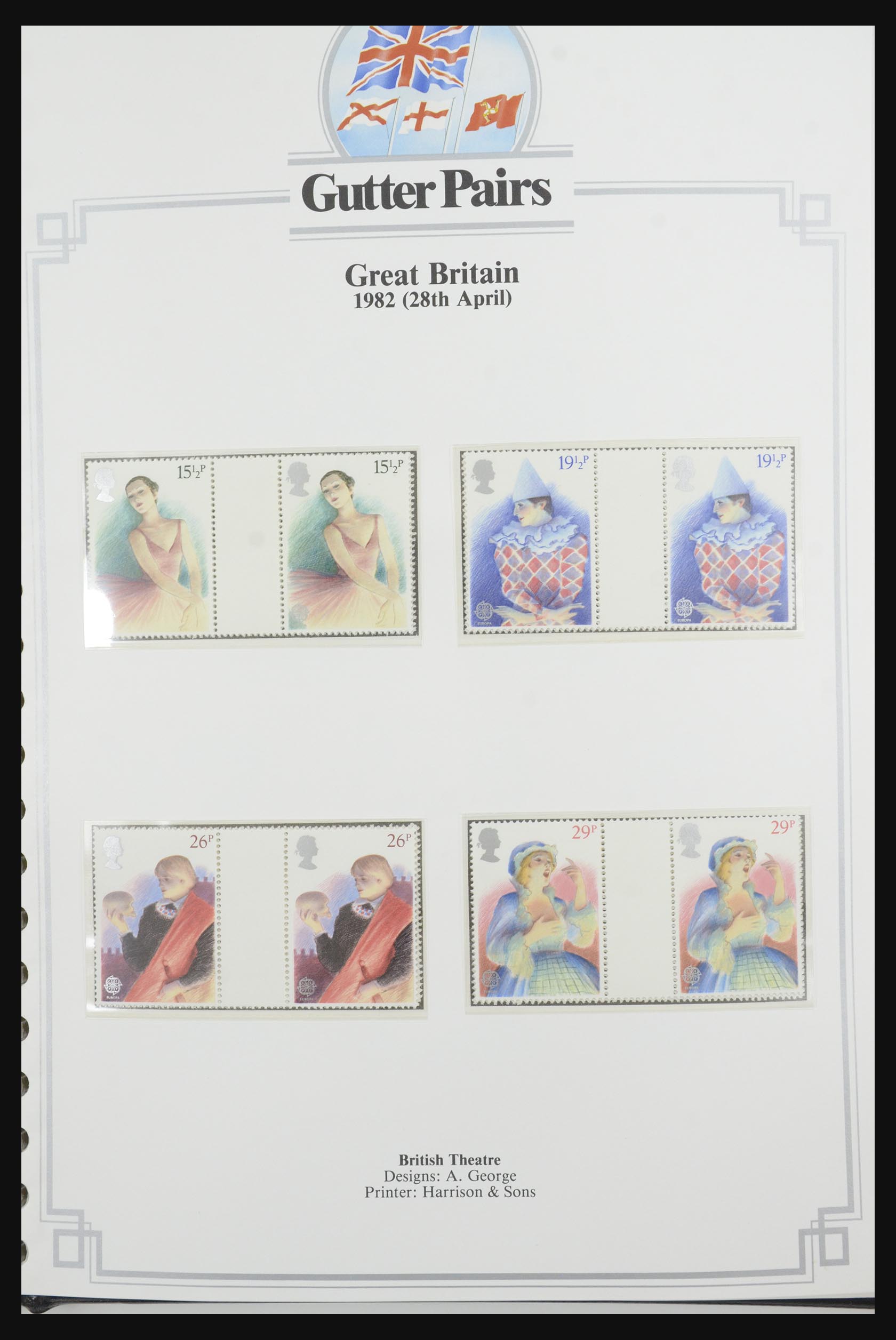 31717 029 - 31717 Great Britain gutterpairs 1976-1991.