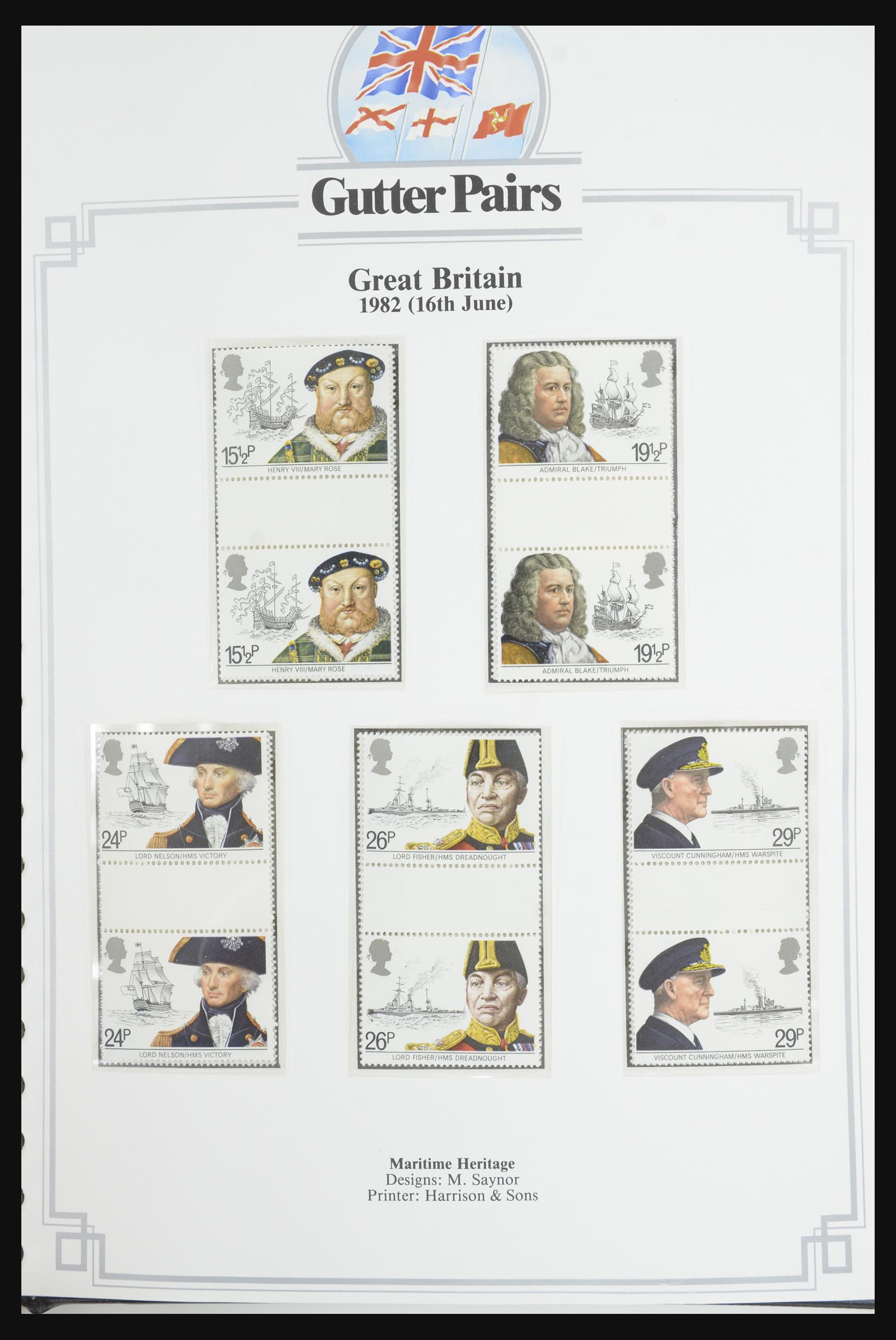 31717 030 - 31717 Great Britain gutterpairs 1976-1991.