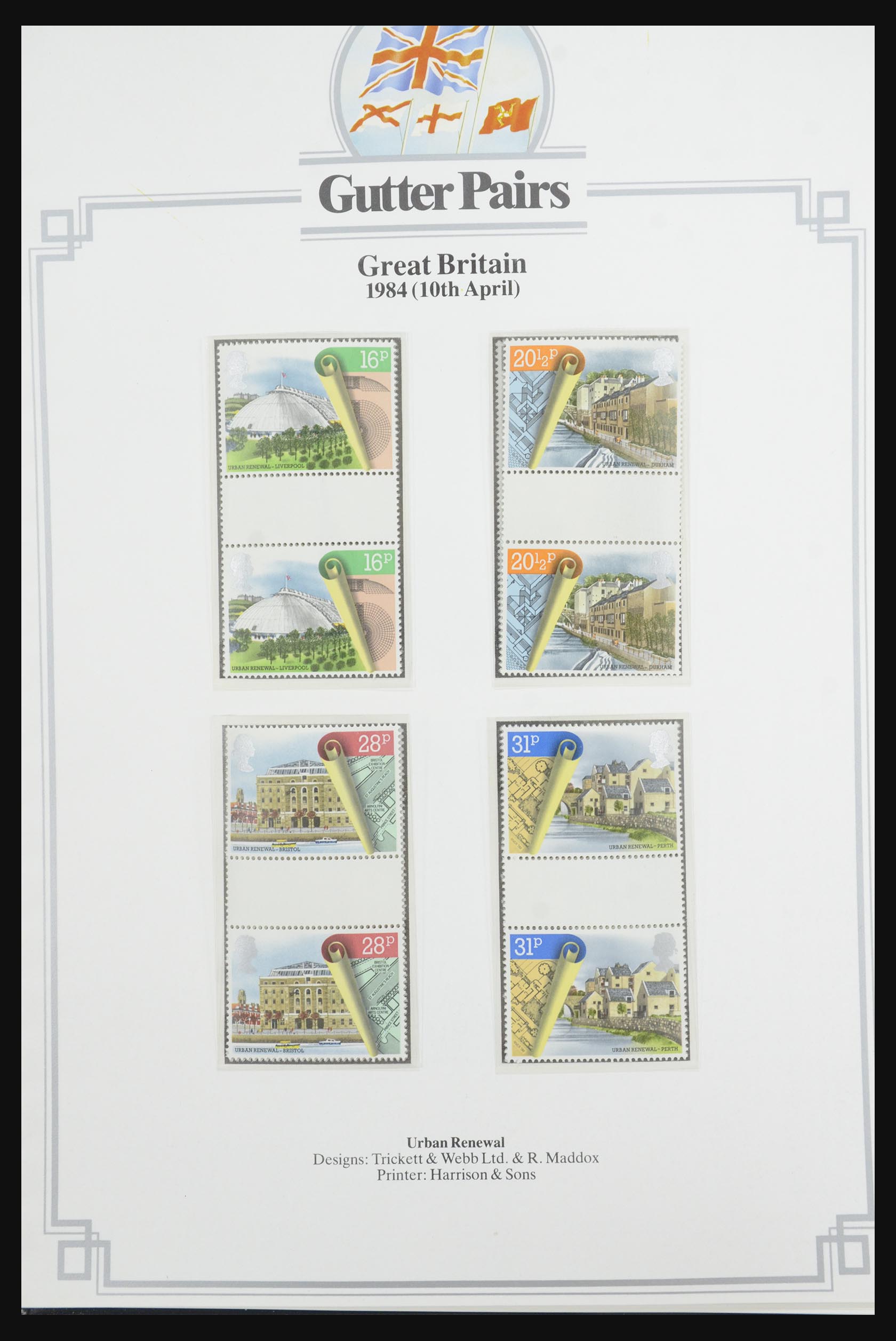31717 044 - 31717 Great Britain gutterpairs 1976-1991.