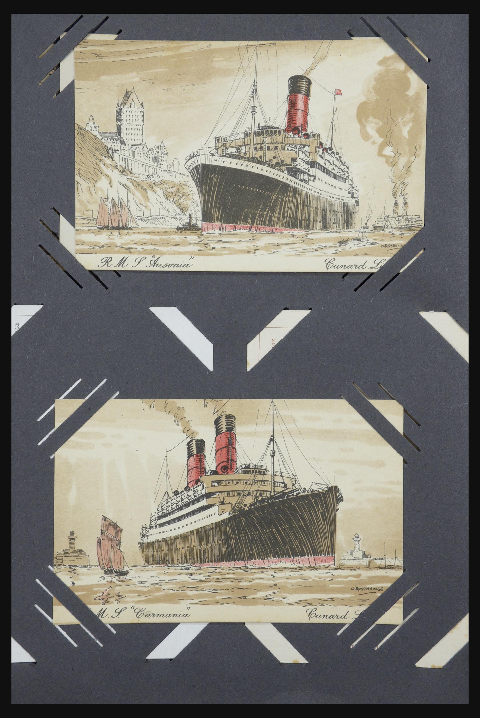 31721 004 - 31721 Motief: Schepen ansichtkaarten 1910-1940.