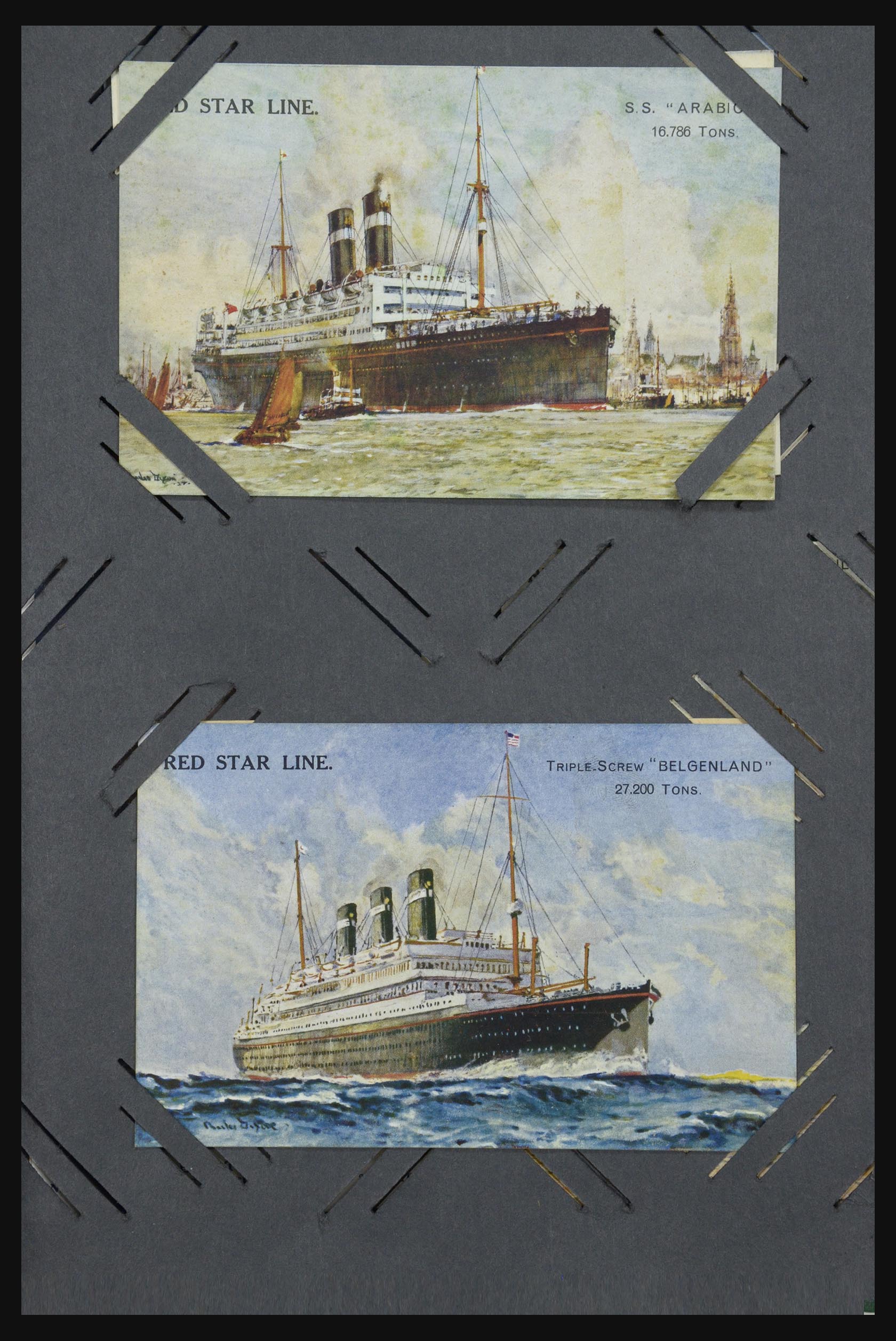 31721 021 - 31721 Motief: Schepen ansichtkaarten 1910-1940.