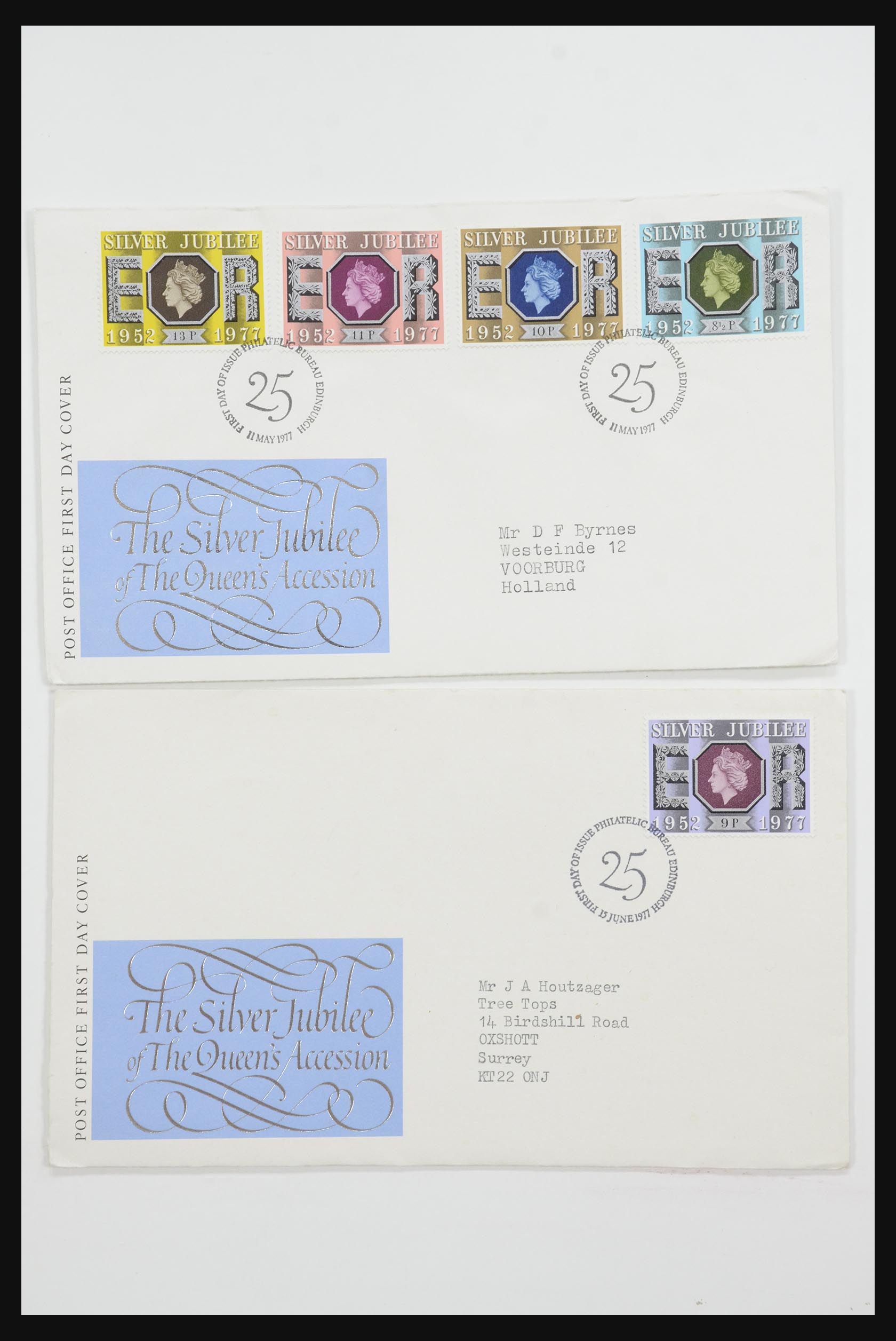 31726 003 - 31726 Engeland en koloniën brieven en FDC's 1937-2001.