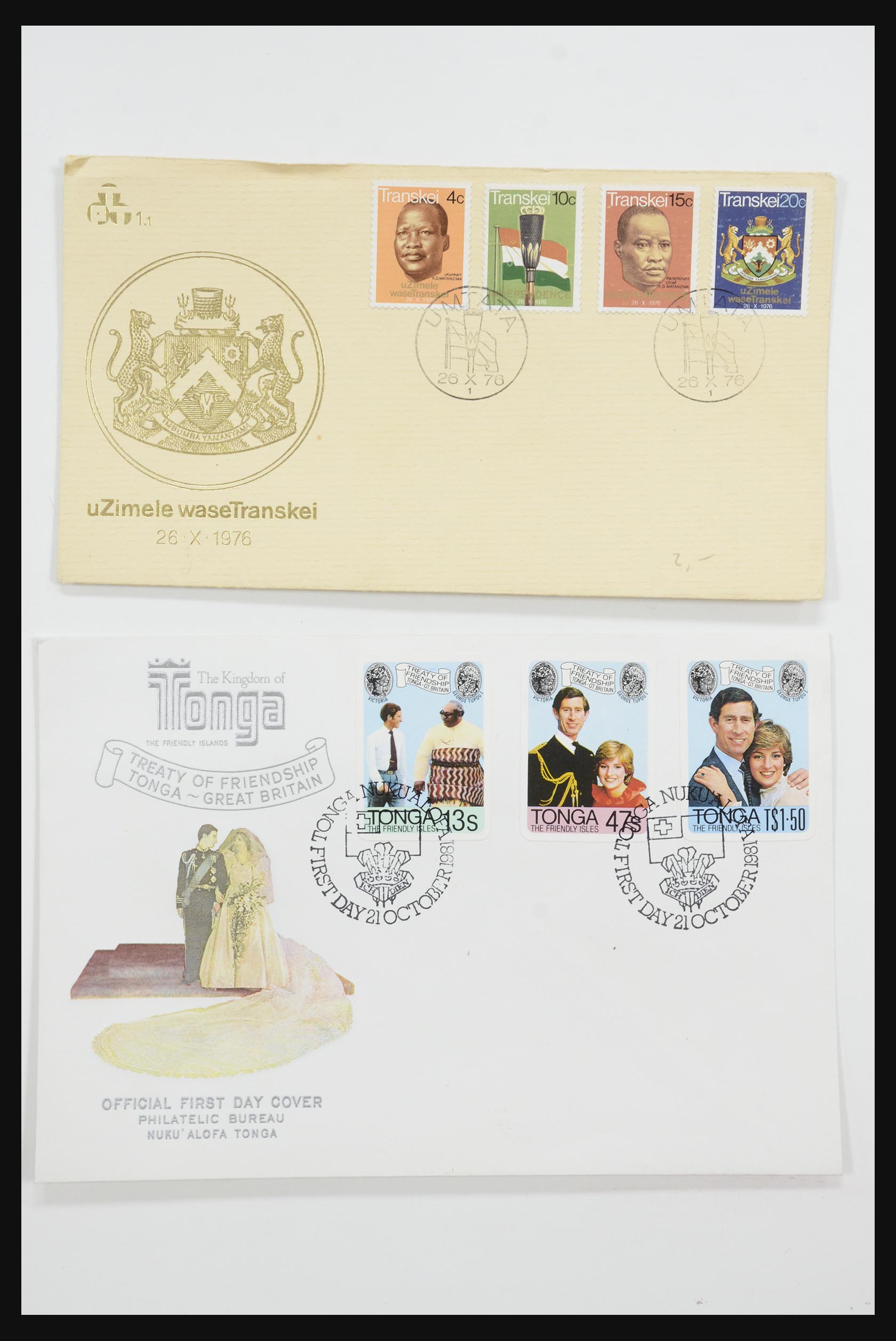 31726 008 - 31726 Engeland en koloniën brieven en FDC's 1937-2001.