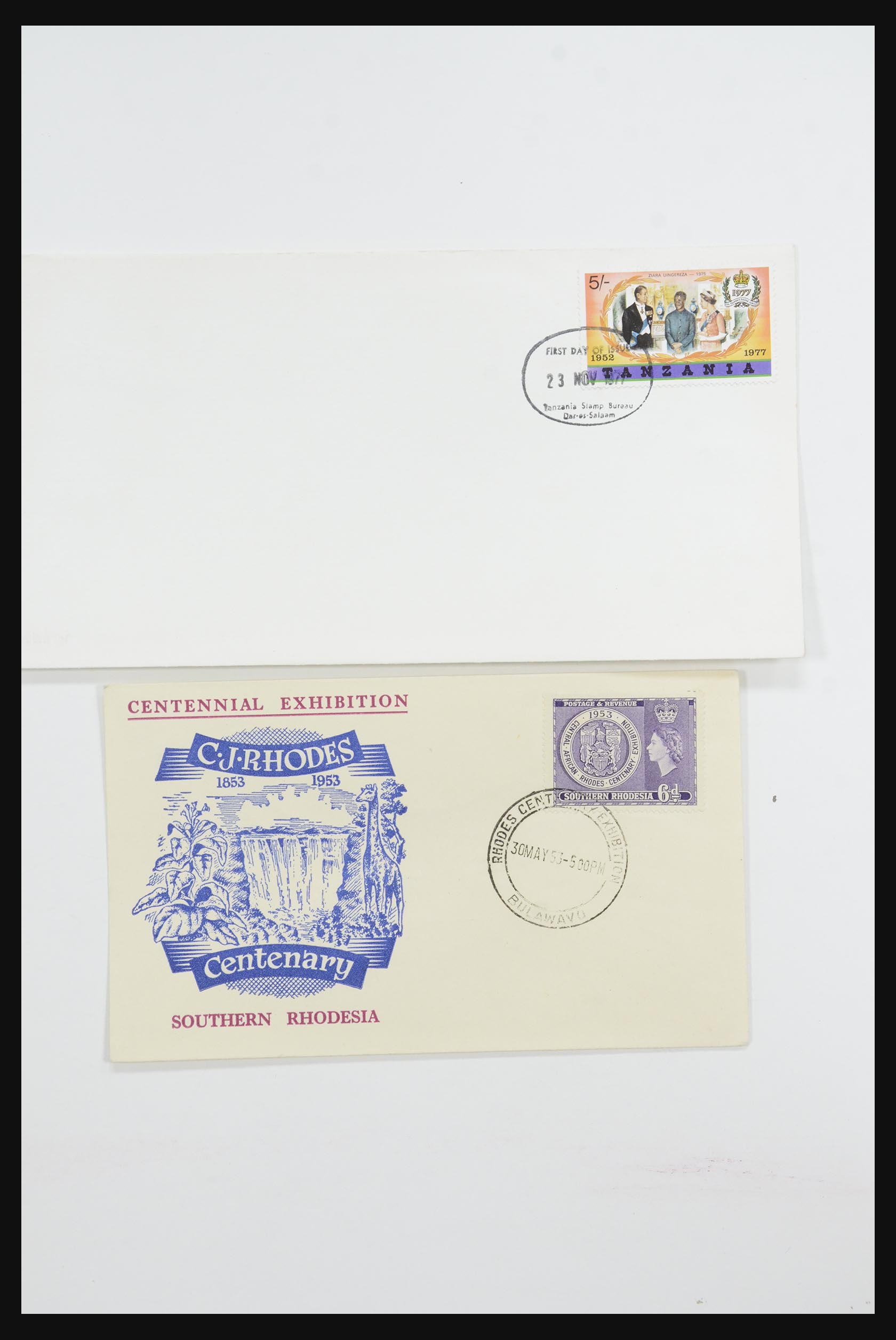 31726 010 - 31726 Engeland en koloniën brieven en FDC's 1937-2001.