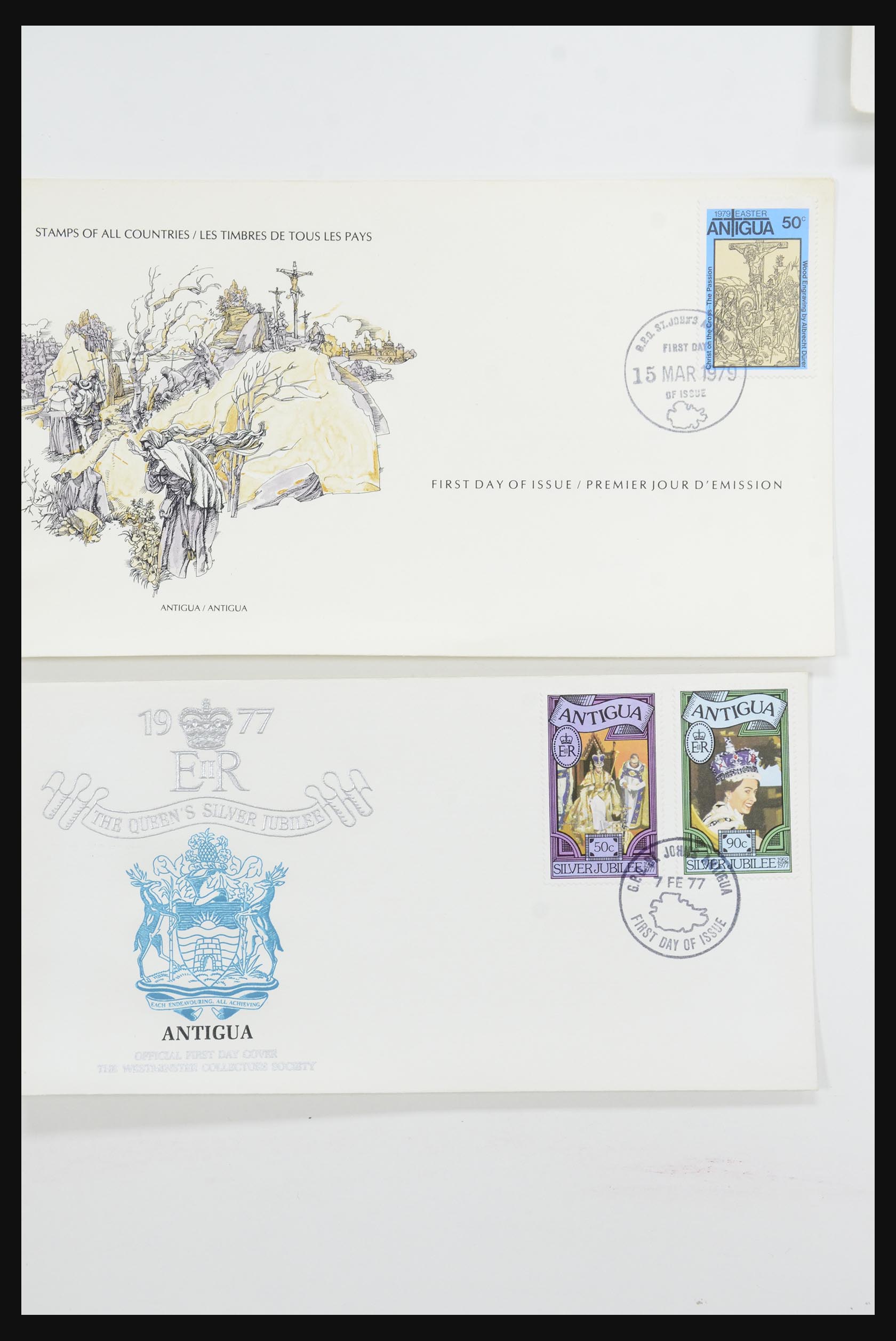 31726 015 - 31726 Engeland en koloniën brieven en FDC's 1937-2001.
