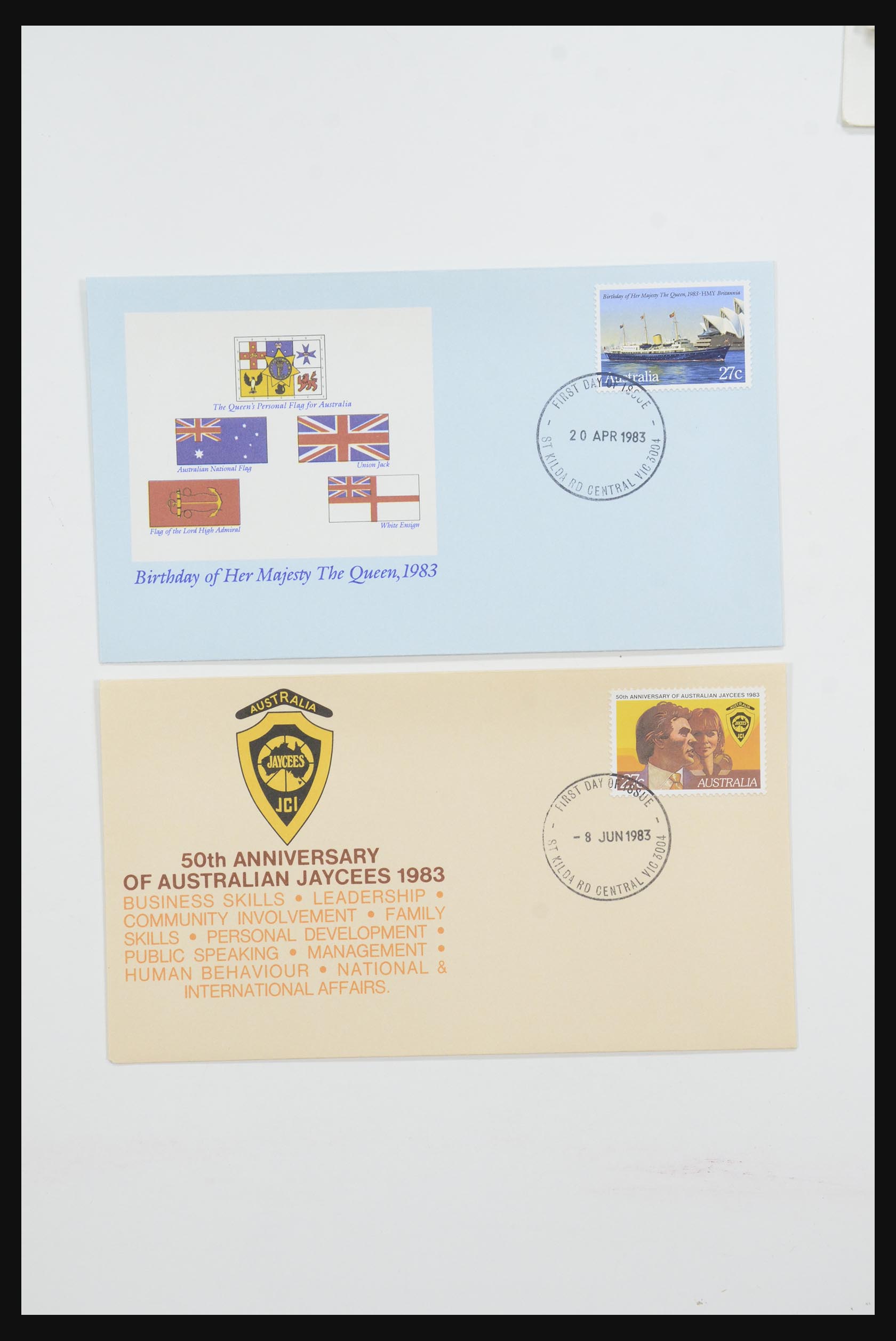 31726 036 - 31726 Engeland en koloniën brieven en FDC's 1937-2001.