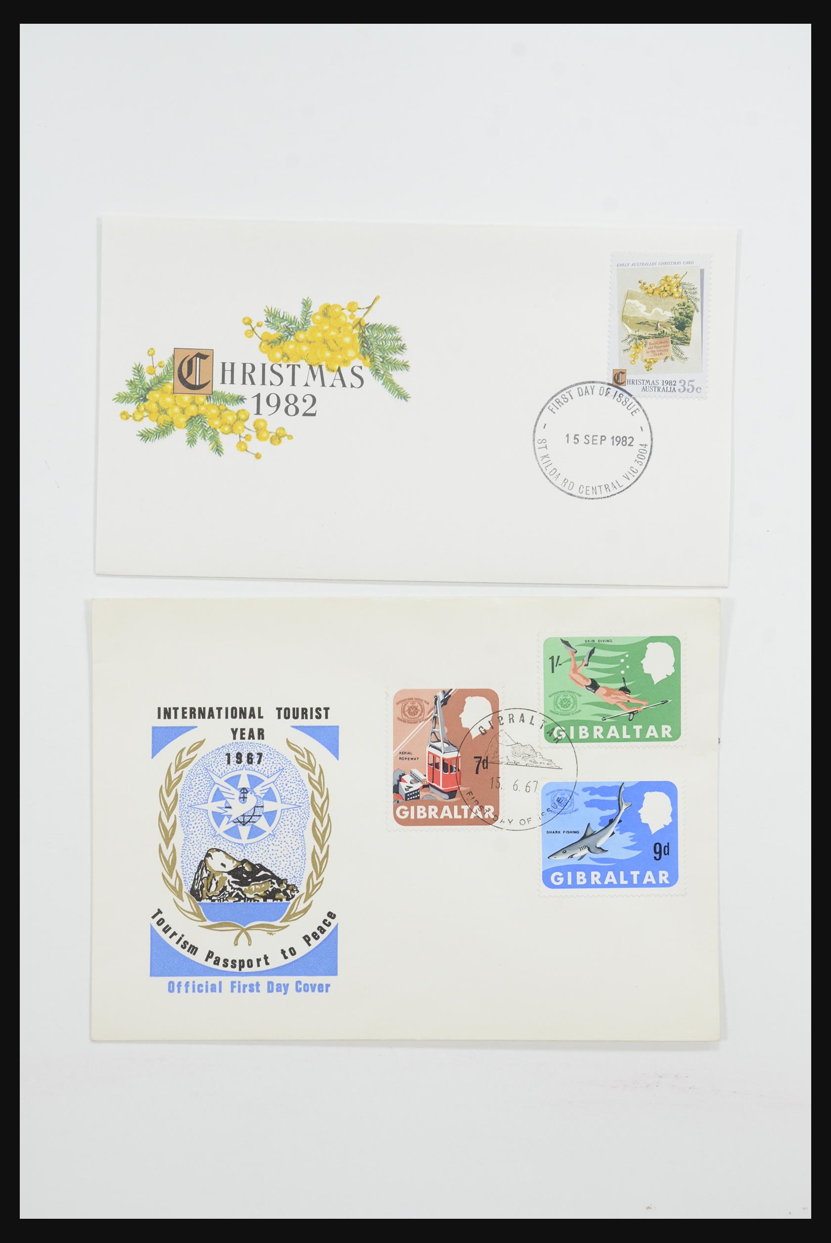 31726 040 - 31726 Engeland en koloniën brieven en FDC's 1937-2001.