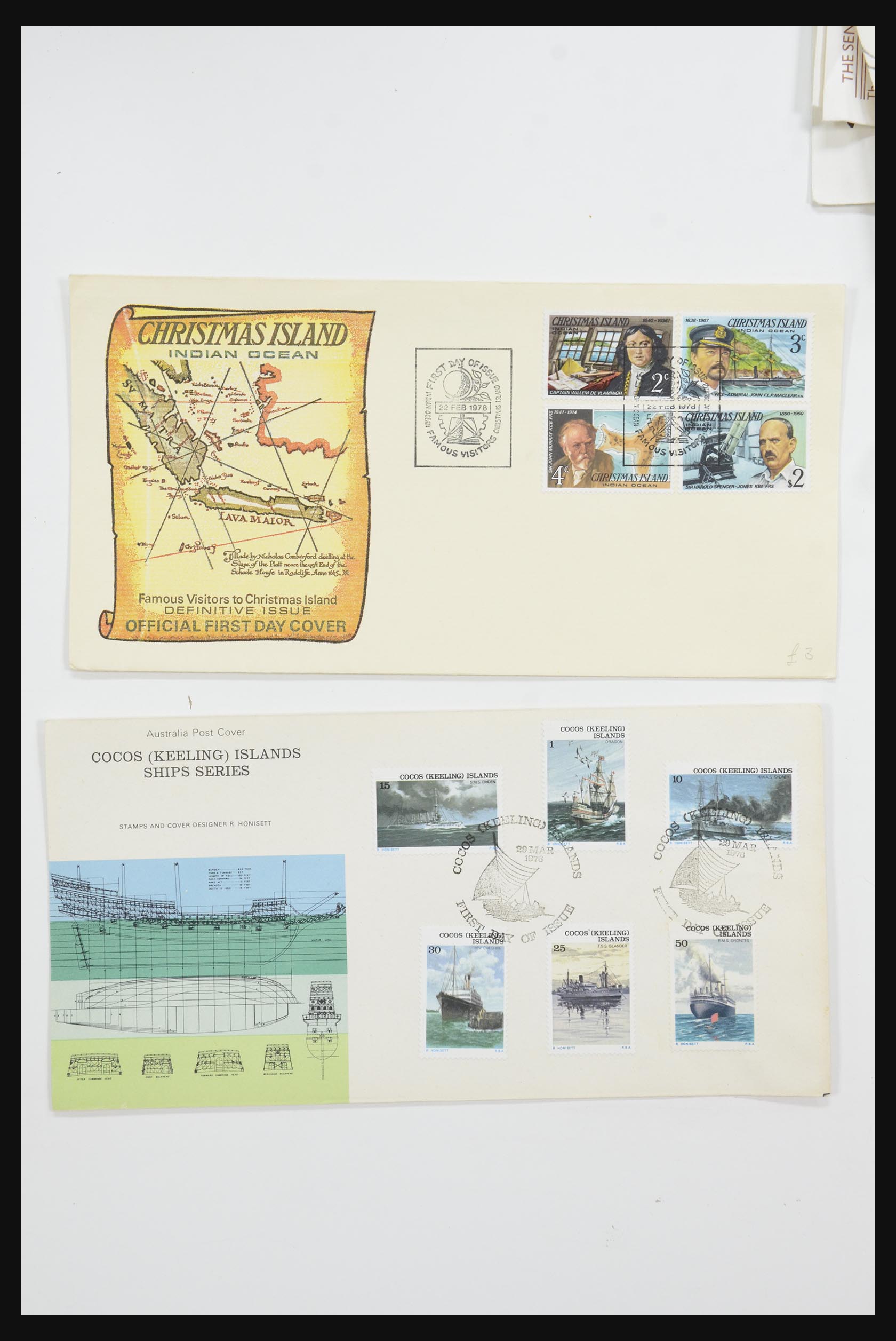 31726 045 - 31726 Engeland en koloniën brieven en FDC's 1937-2001.