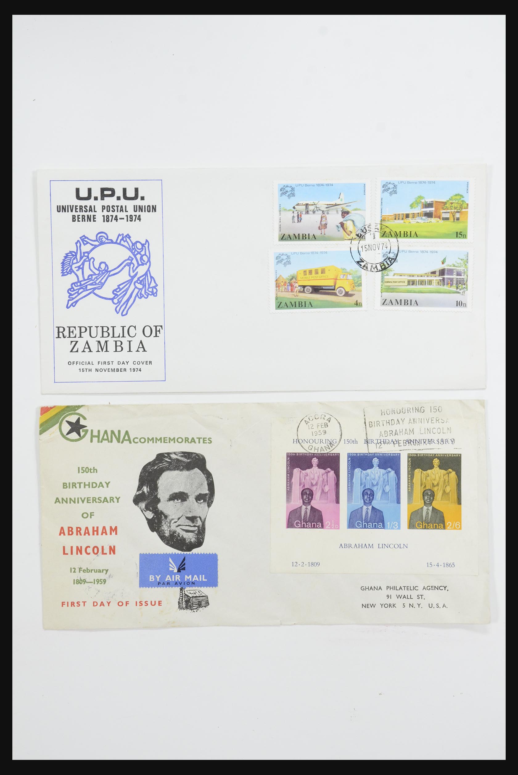 31726 051 - 31726 Engeland en koloniën brieven en FDC's 1937-2001.
