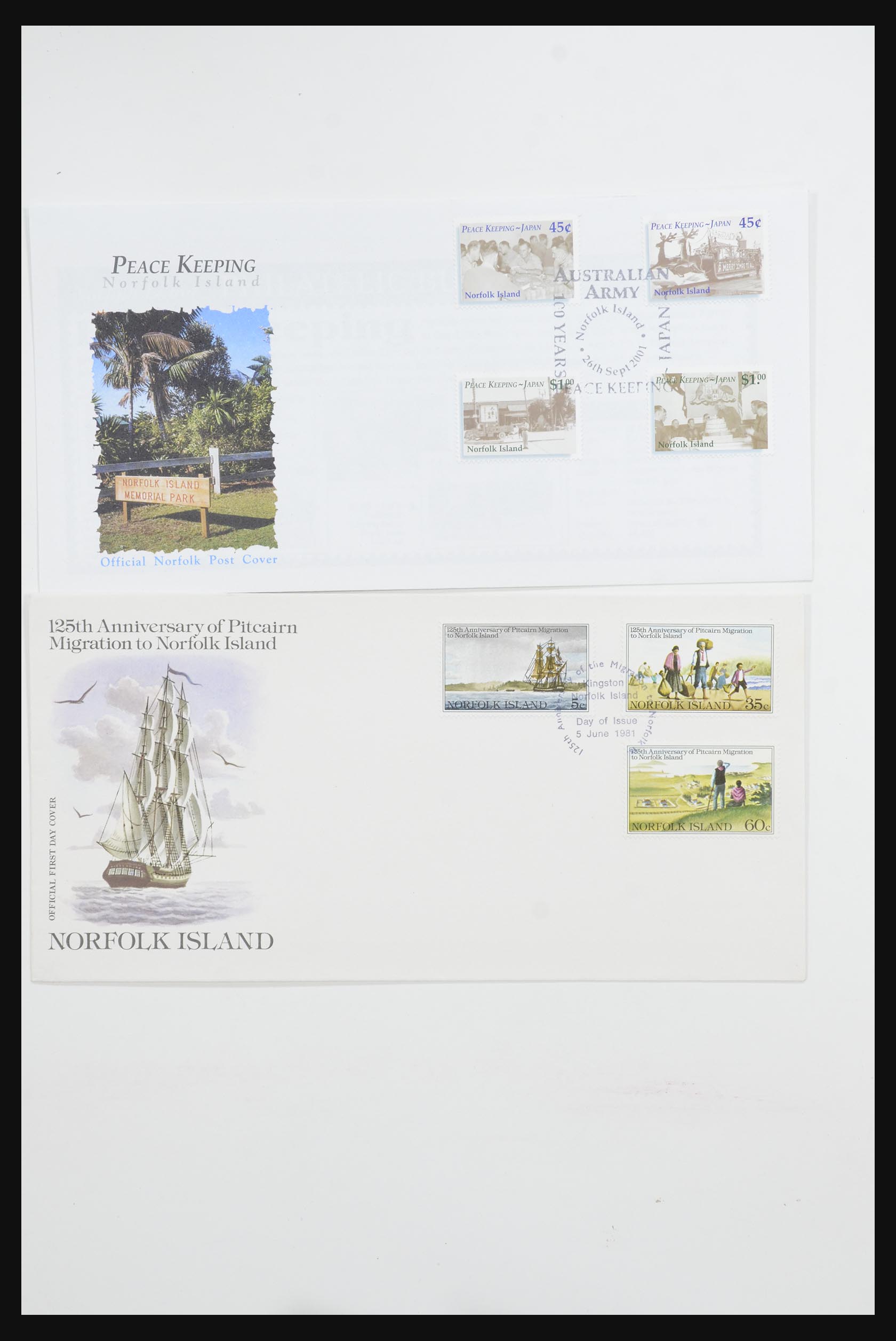 31726 053 - 31726 Engeland en koloniën brieven en FDC's 1937-2001.