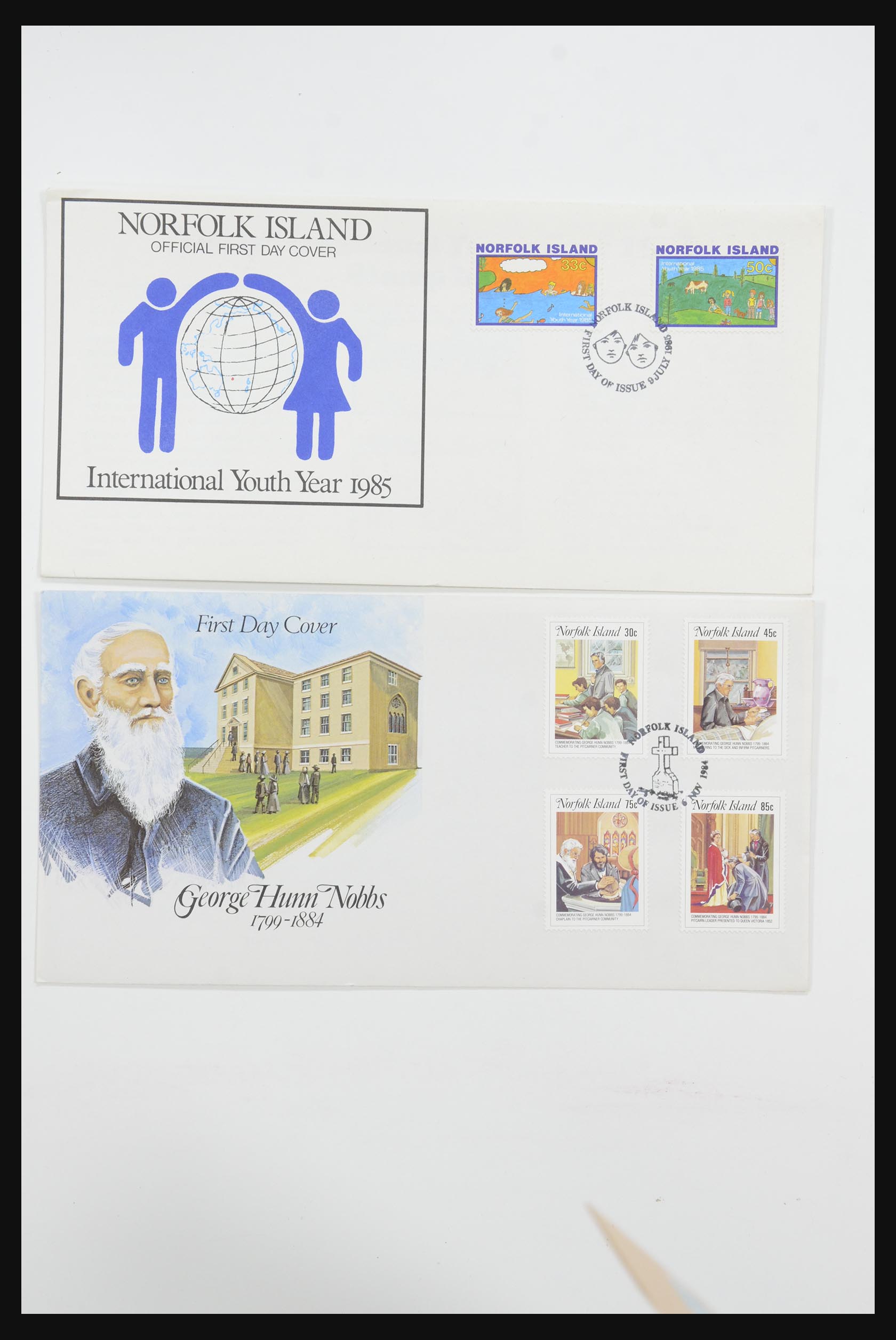 31726 054 - 31726 Great Britain and colonies covers and FDC's 1937-2001.