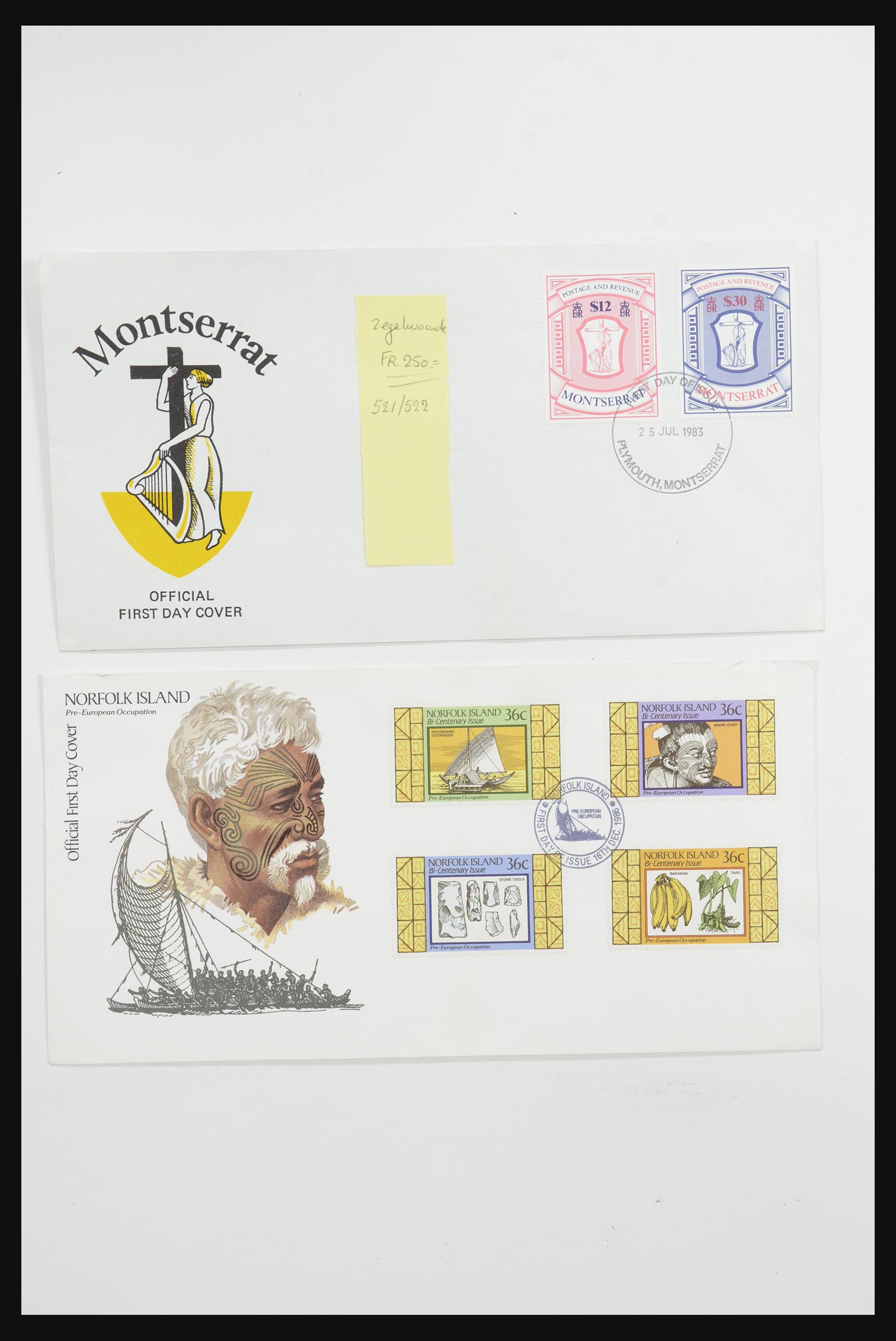 31726 058 - 31726 Engeland en koloniën brieven en FDC's 1937-2001.