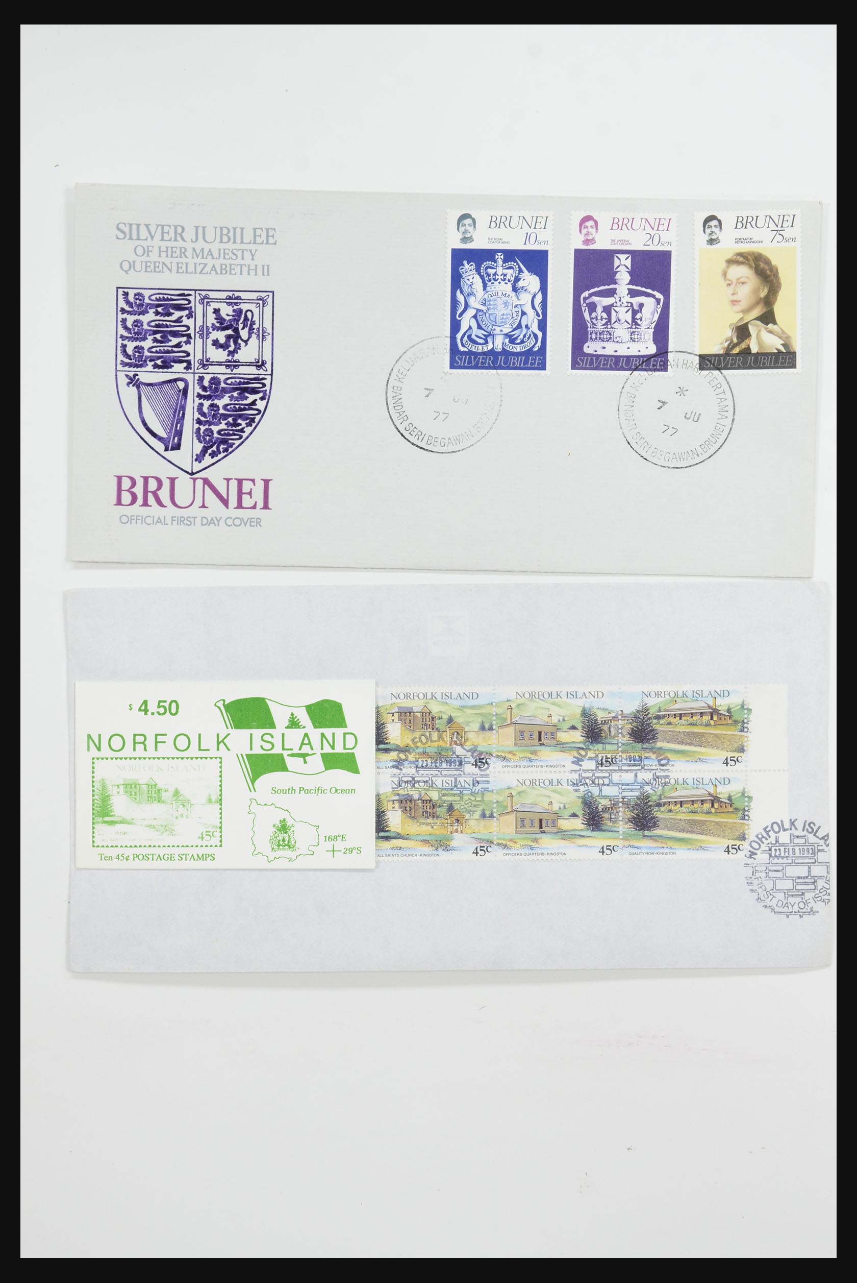 31726 060 - 31726 Engeland en koloniën brieven en FDC's 1937-2001.