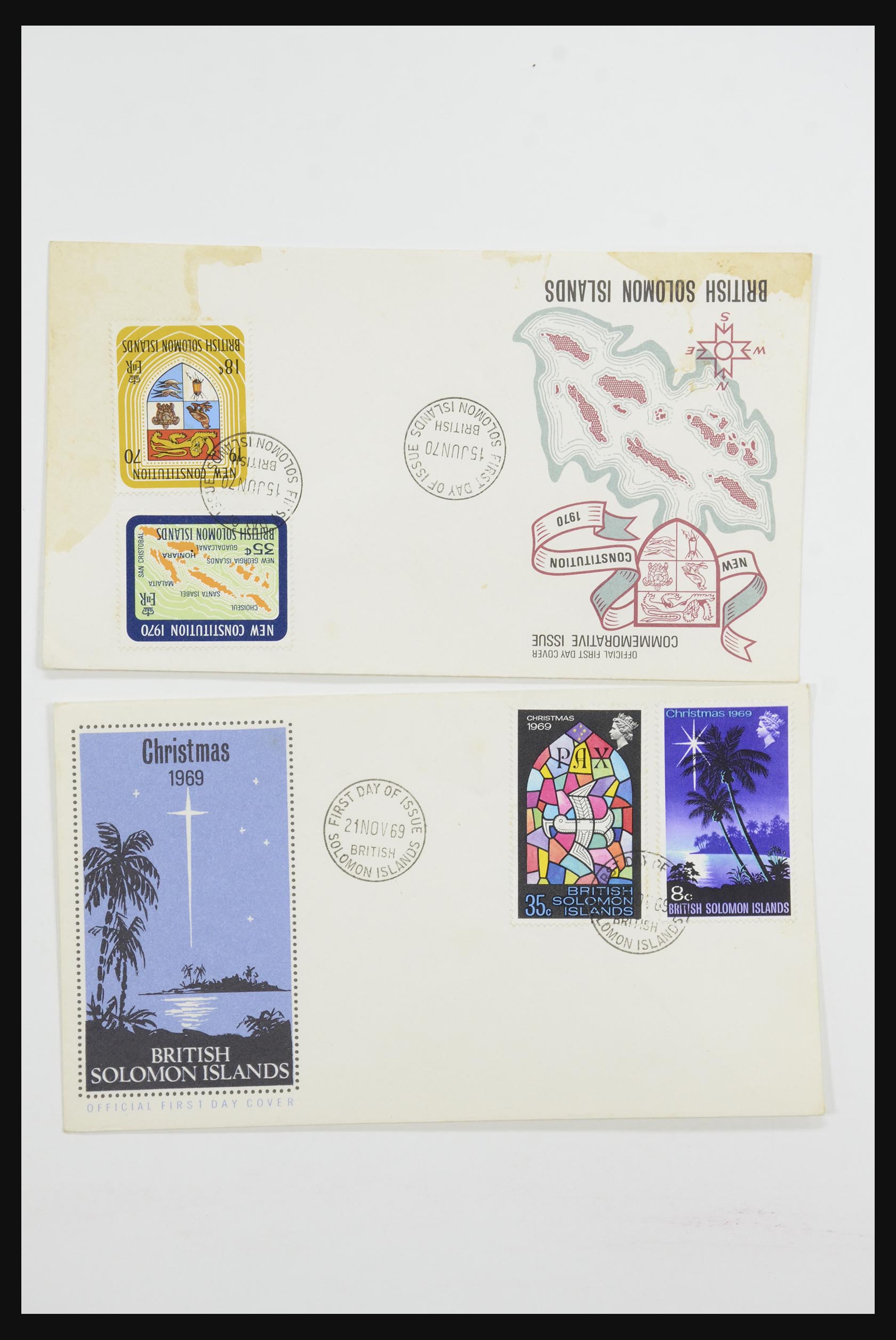 31726 065 - 31726 Engeland en koloniën brieven en FDC's 1937-2001.