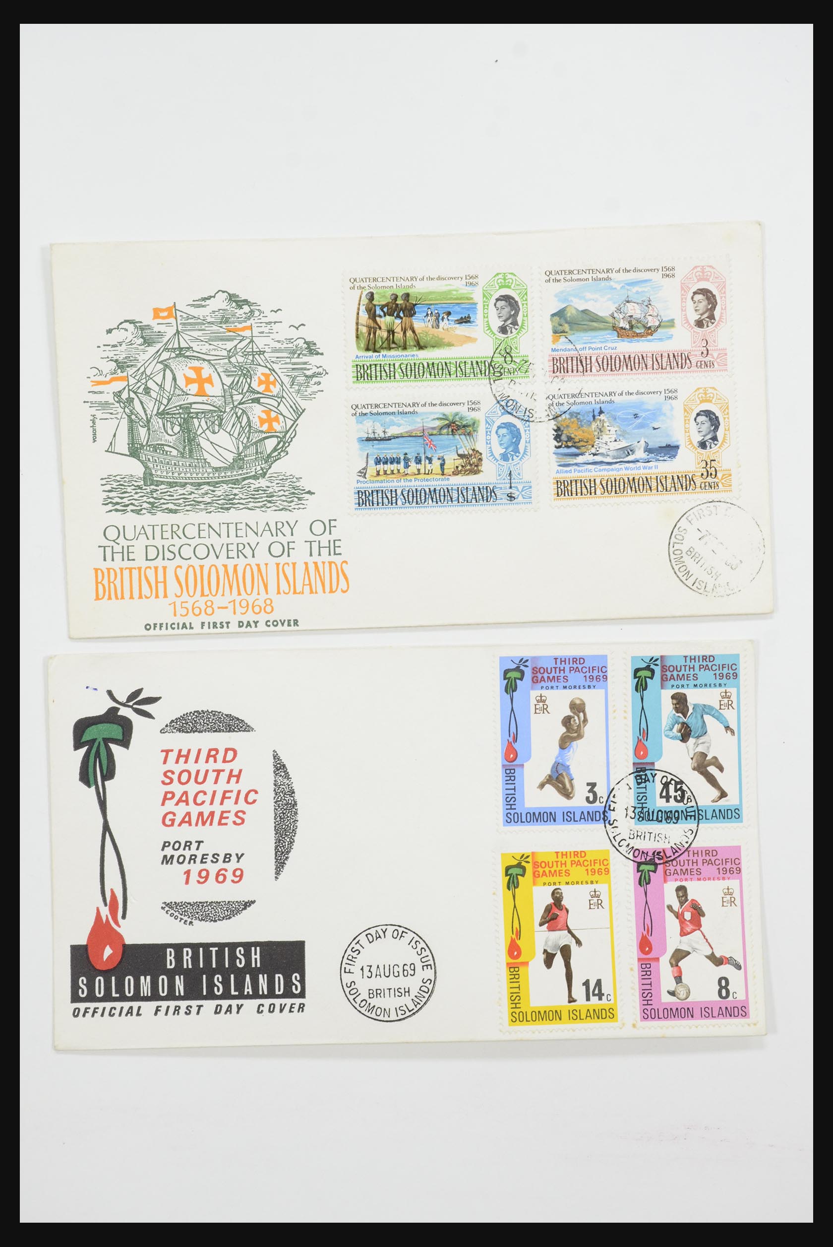 31726 066 - 31726 Engeland en koloniën brieven en FDC's 1937-2001.