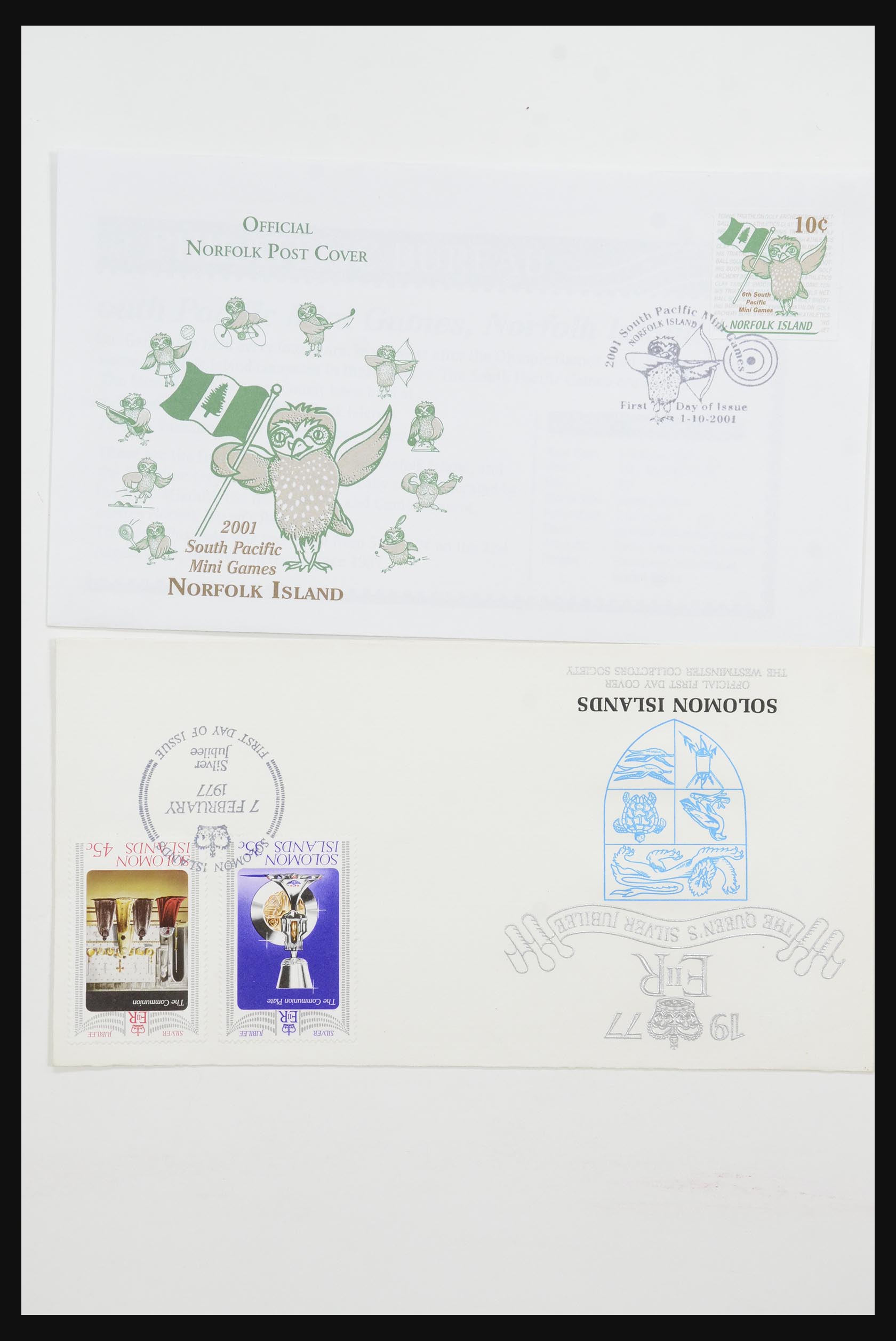 31726 068 - 31726 Great Britain and colonies covers and FDC's 1937-2001.