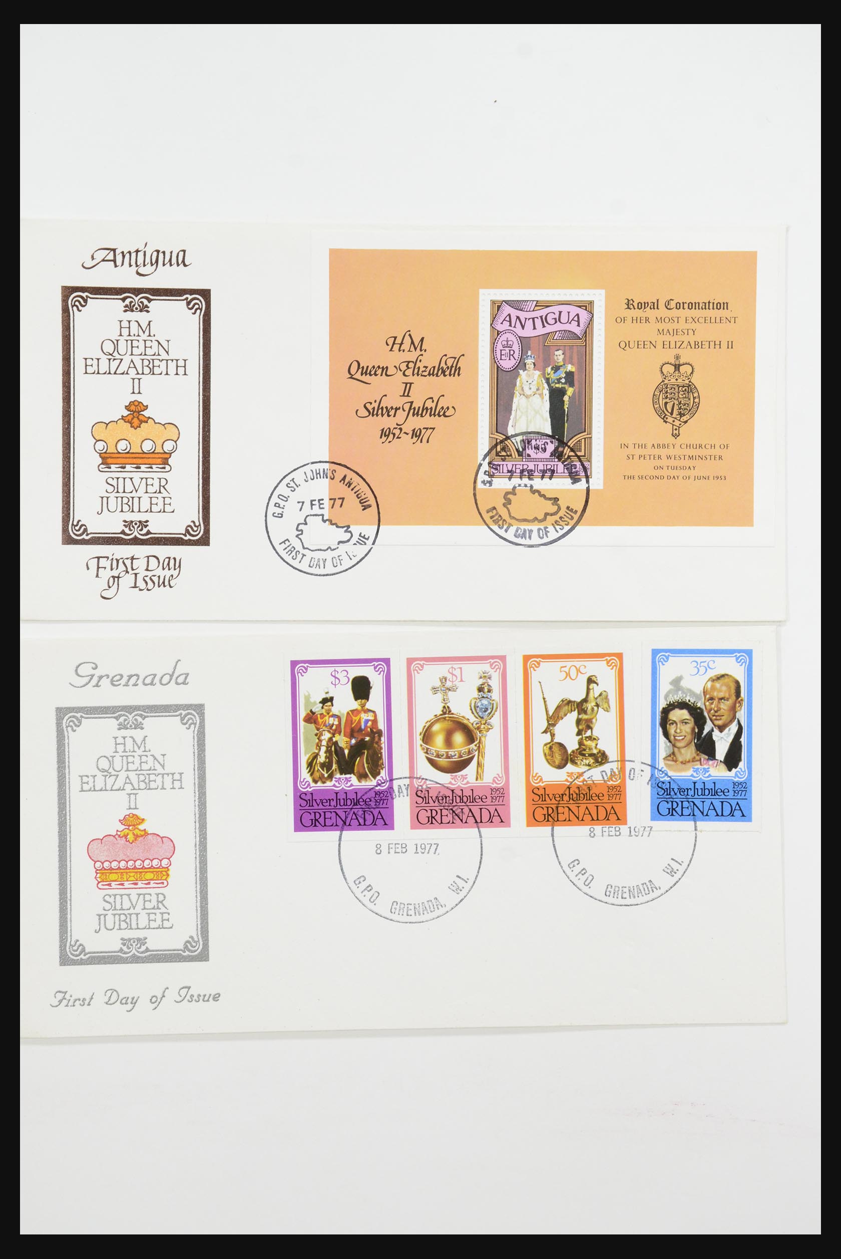 31726 070 - 31726 Great Britain and colonies covers and FDC's 1937-2001.