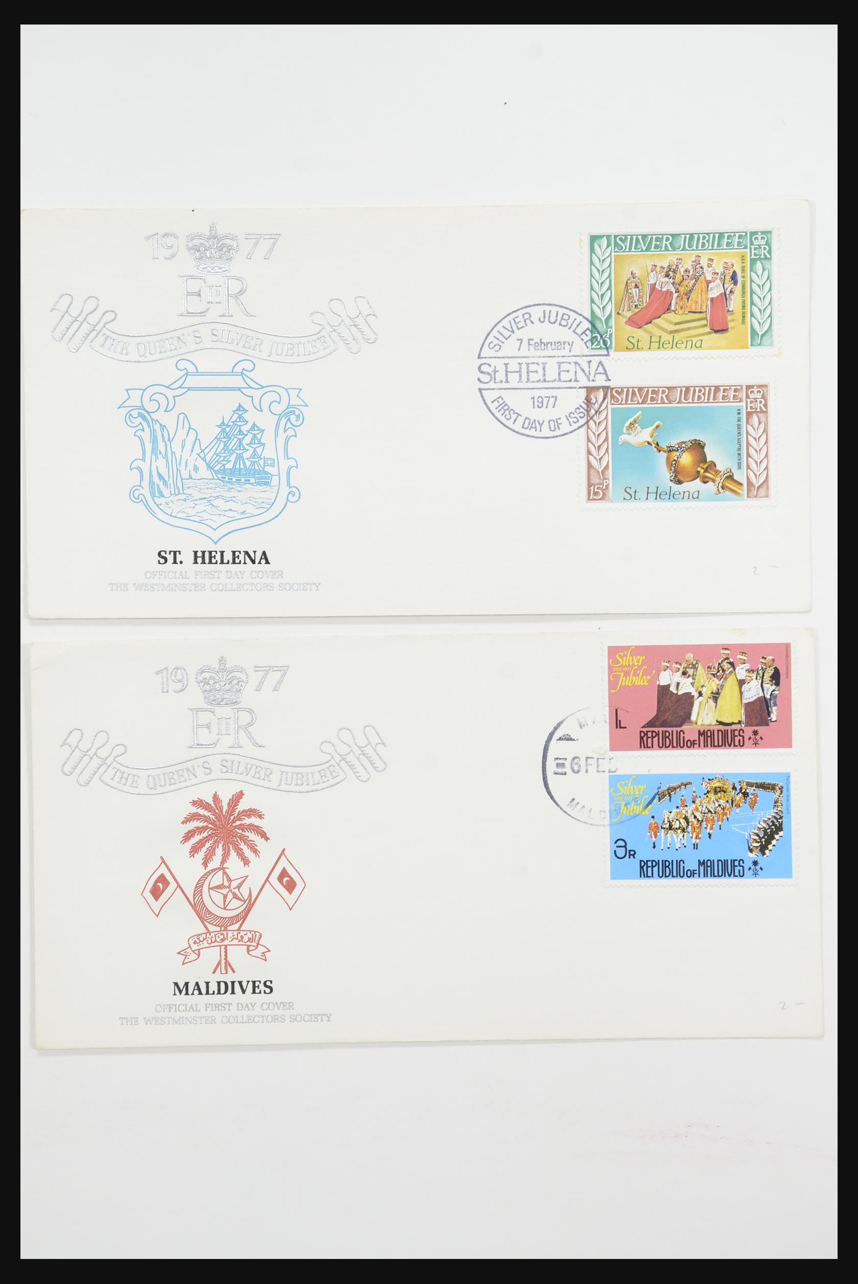 31726 071 - 31726 Engeland en koloniën brieven en FDC's 1937-2001.