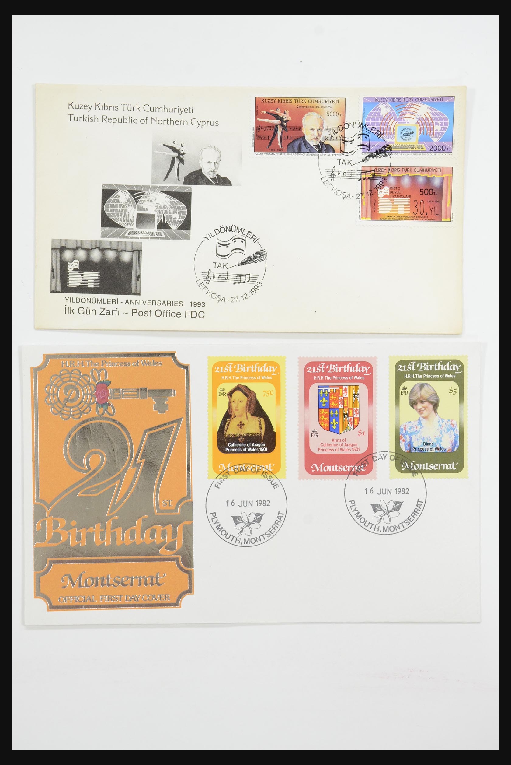 31726 073 - 31726 Engeland en koloniën brieven en FDC's 1937-2001.