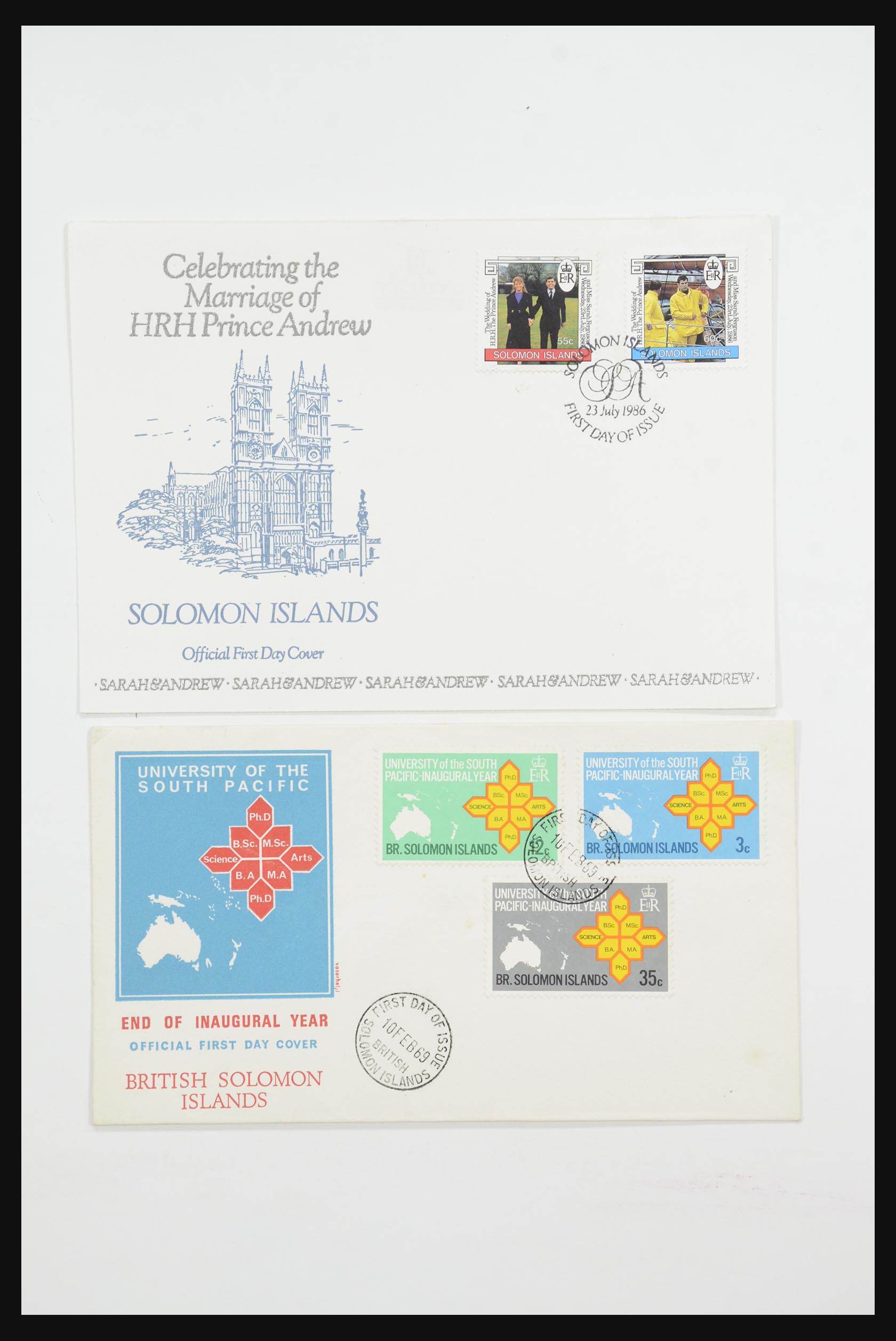 31726 076 - 31726 Engeland en koloniën brieven en FDC's 1937-2001.