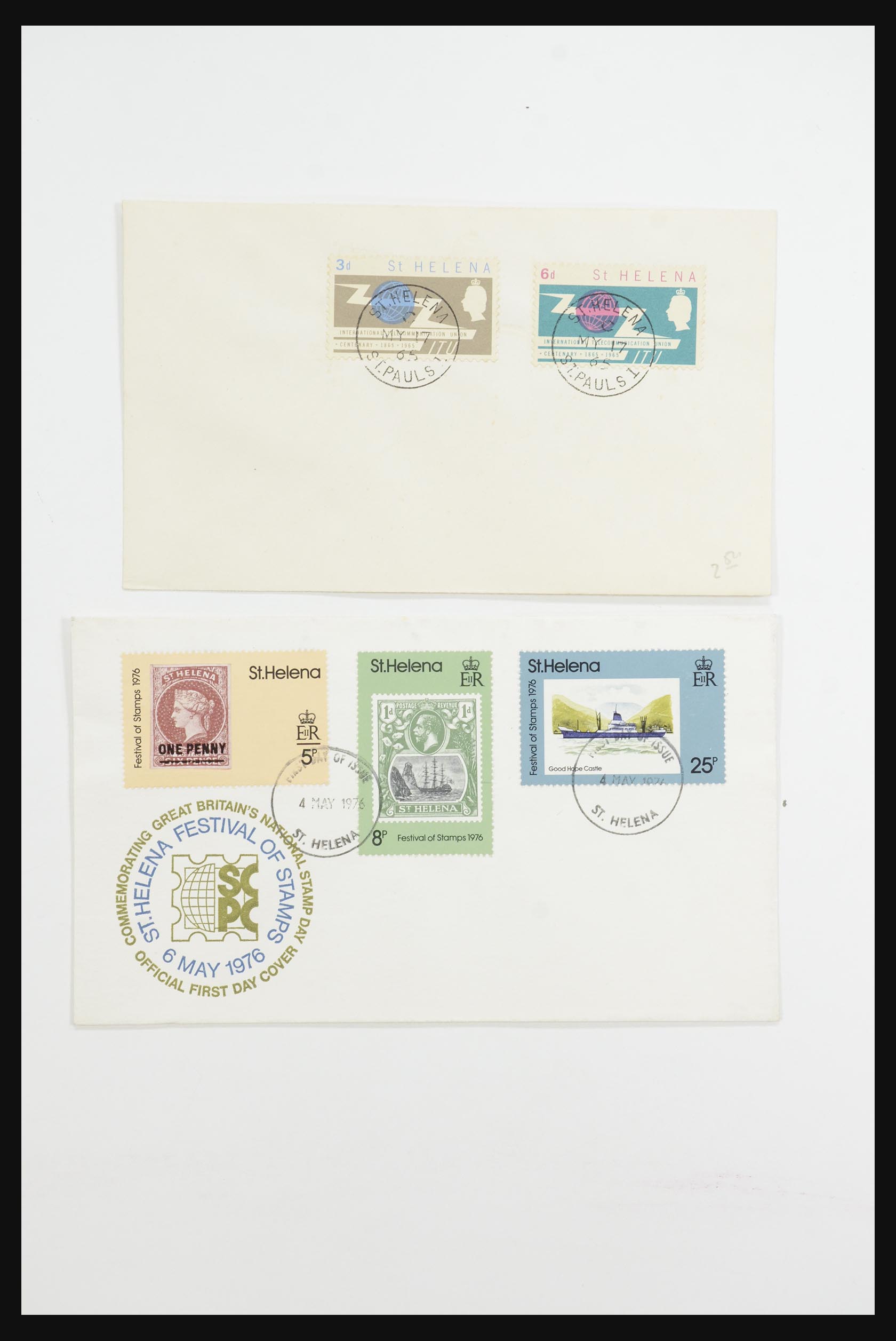 31726 080 - 31726 Engeland en koloniën brieven en FDC's 1937-2001.