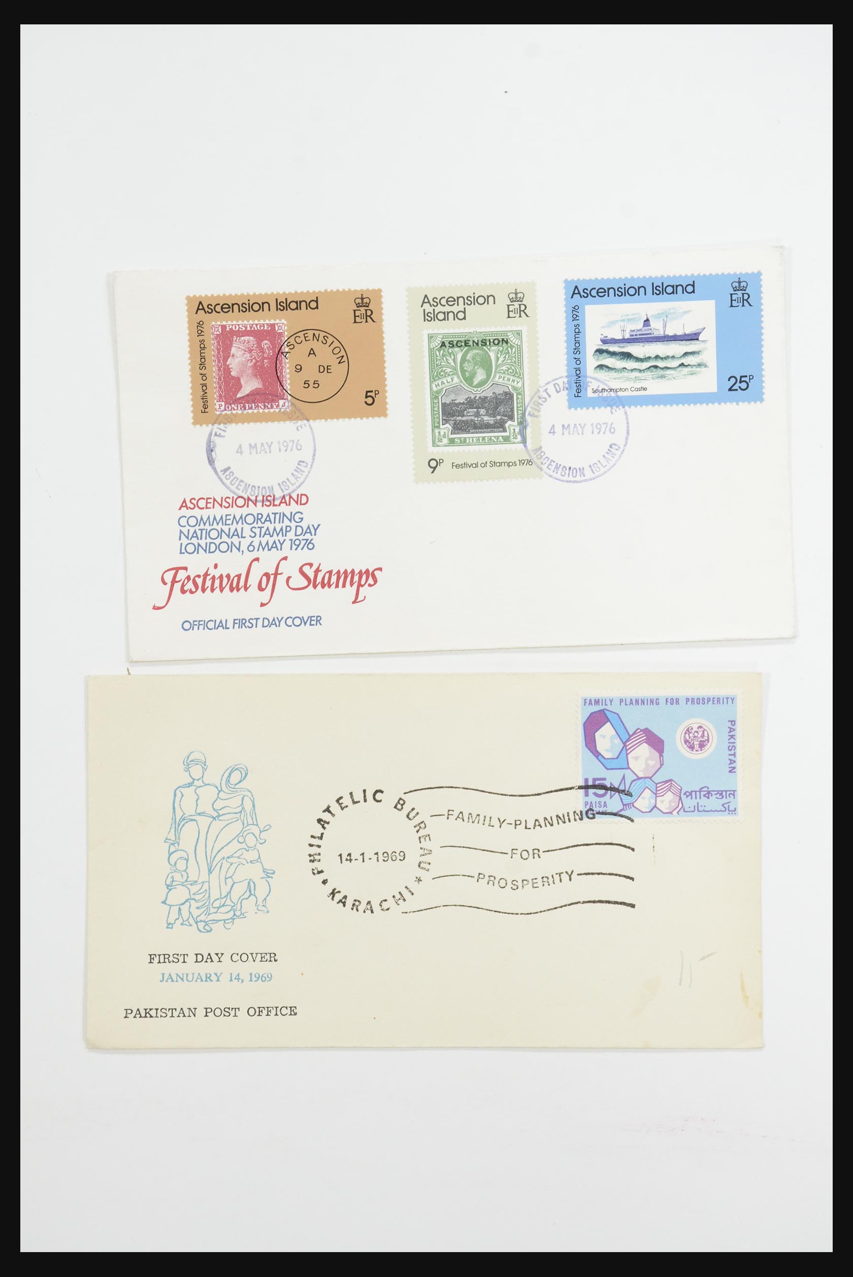 31726 081 - 31726 Engeland en koloniën brieven en FDC's 1937-2001.
