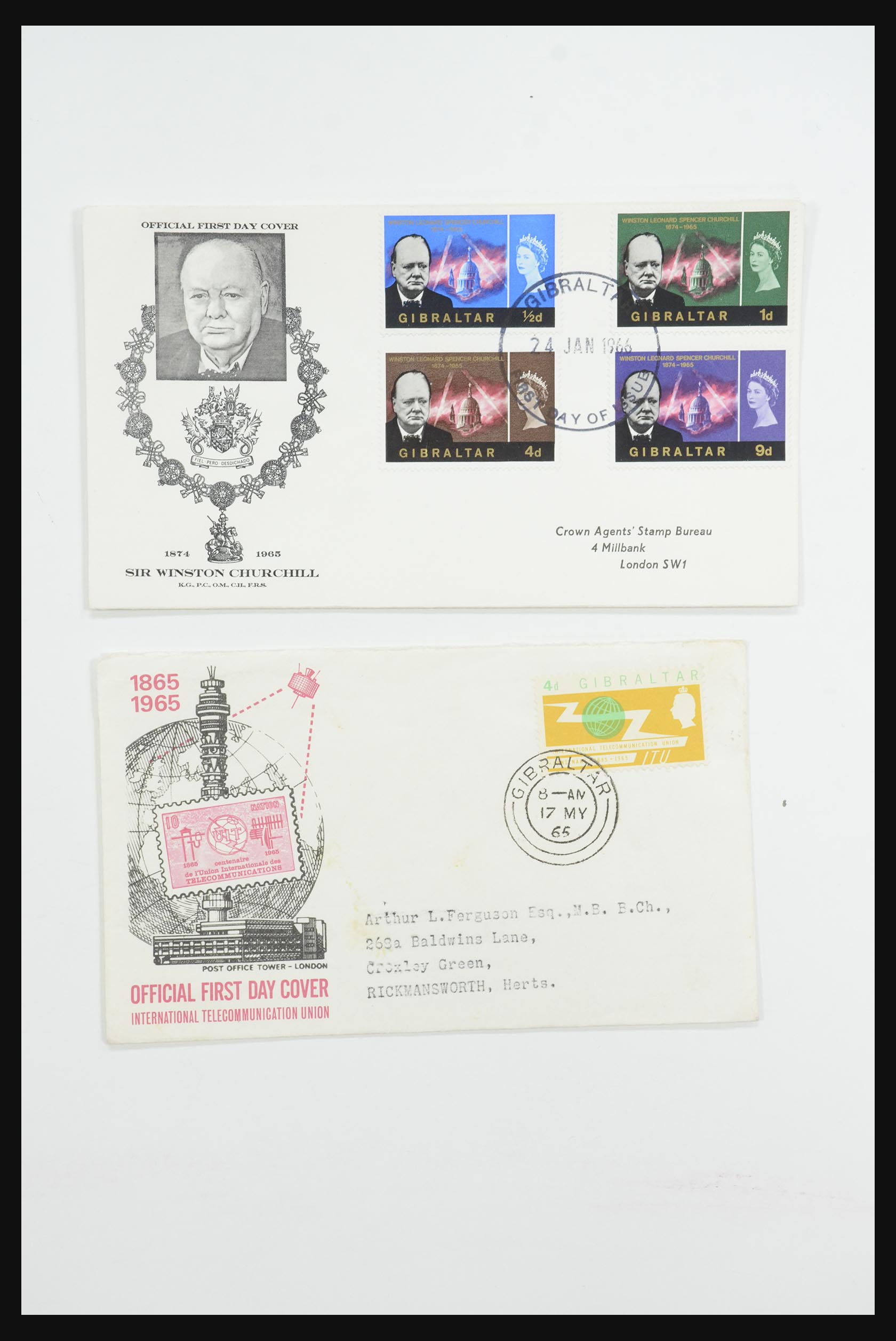 31726 083 - 31726 Engeland en koloniën brieven en FDC's 1937-2001.