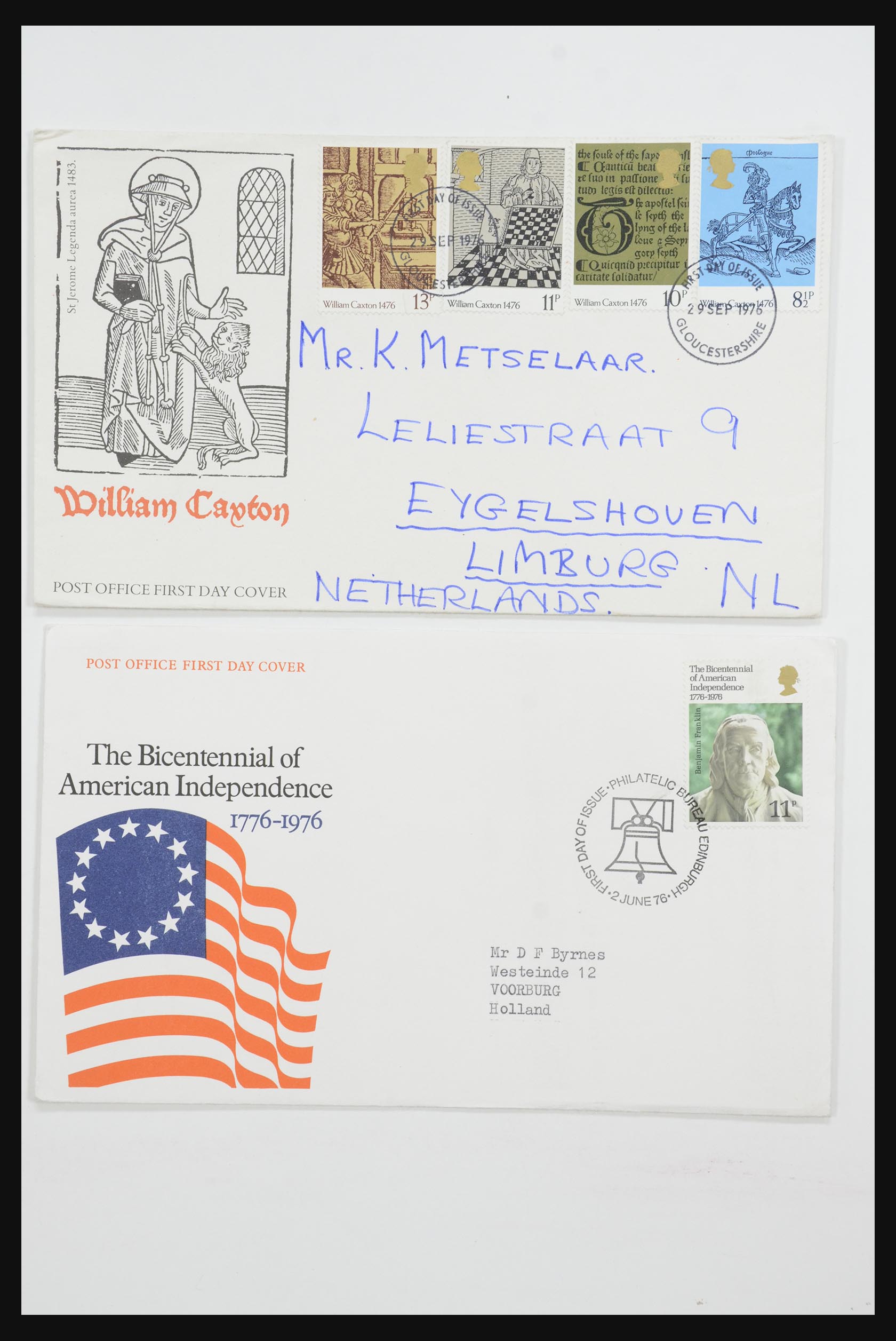 31726 123 - 31726 Engeland en koloniën brieven en FDC's 1937-2001.