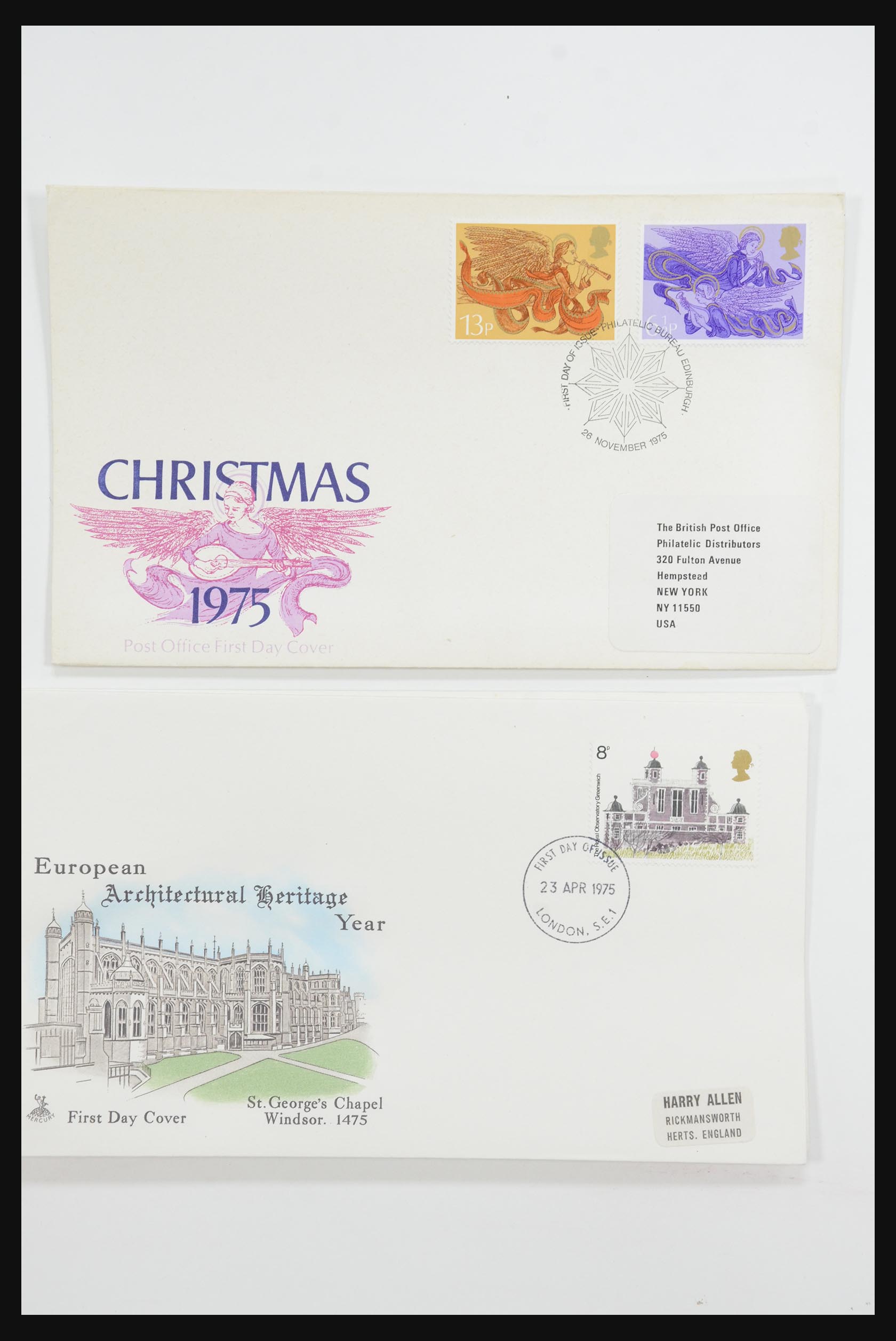 31726 125 - 31726 Engeland en koloniën brieven en FDC's 1937-2001.