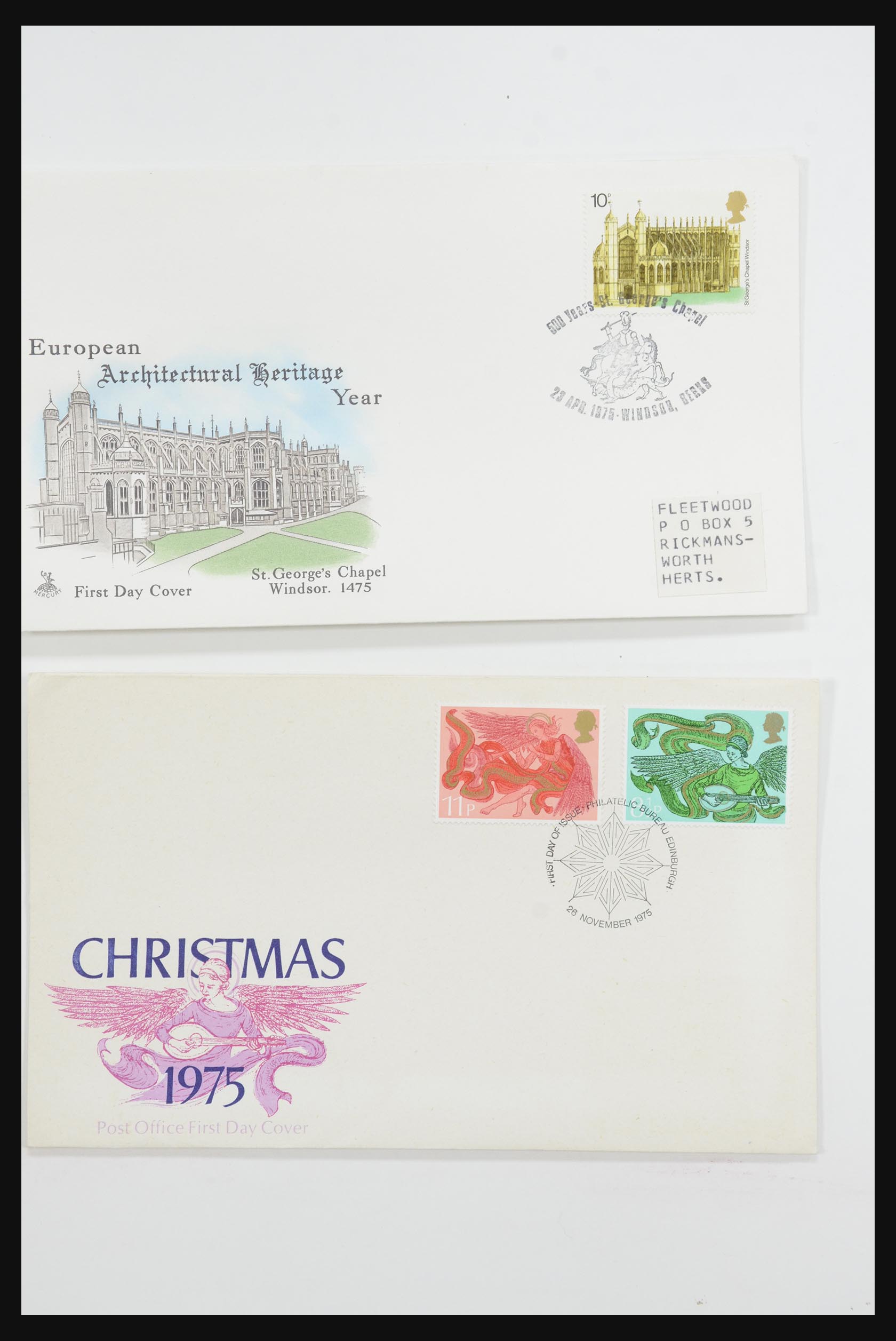 31726 126 - 31726 Engeland en koloniën brieven en FDC's 1937-2001.