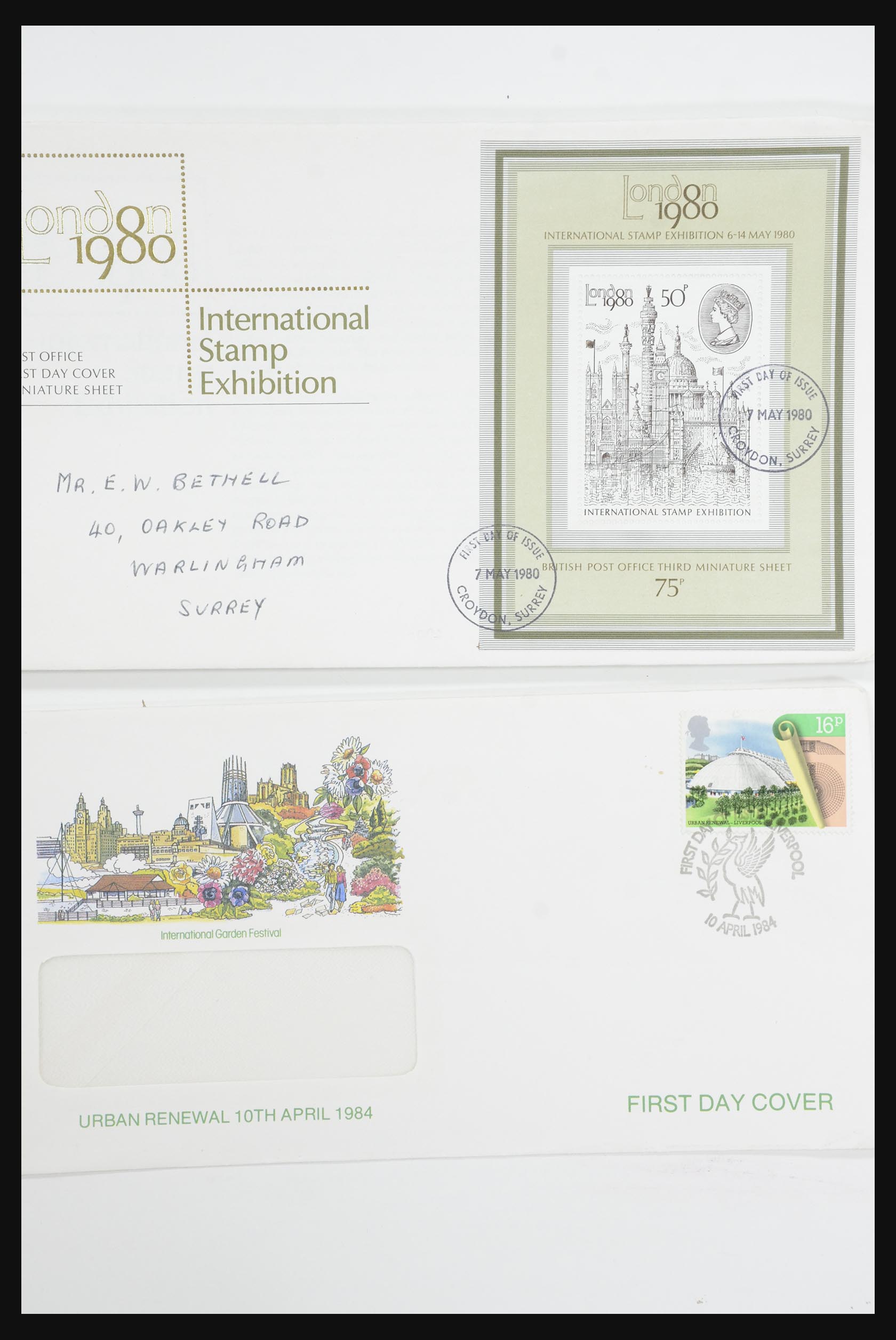 31726 127 - 31726 Engeland en koloniën brieven en FDC's 1937-2001.