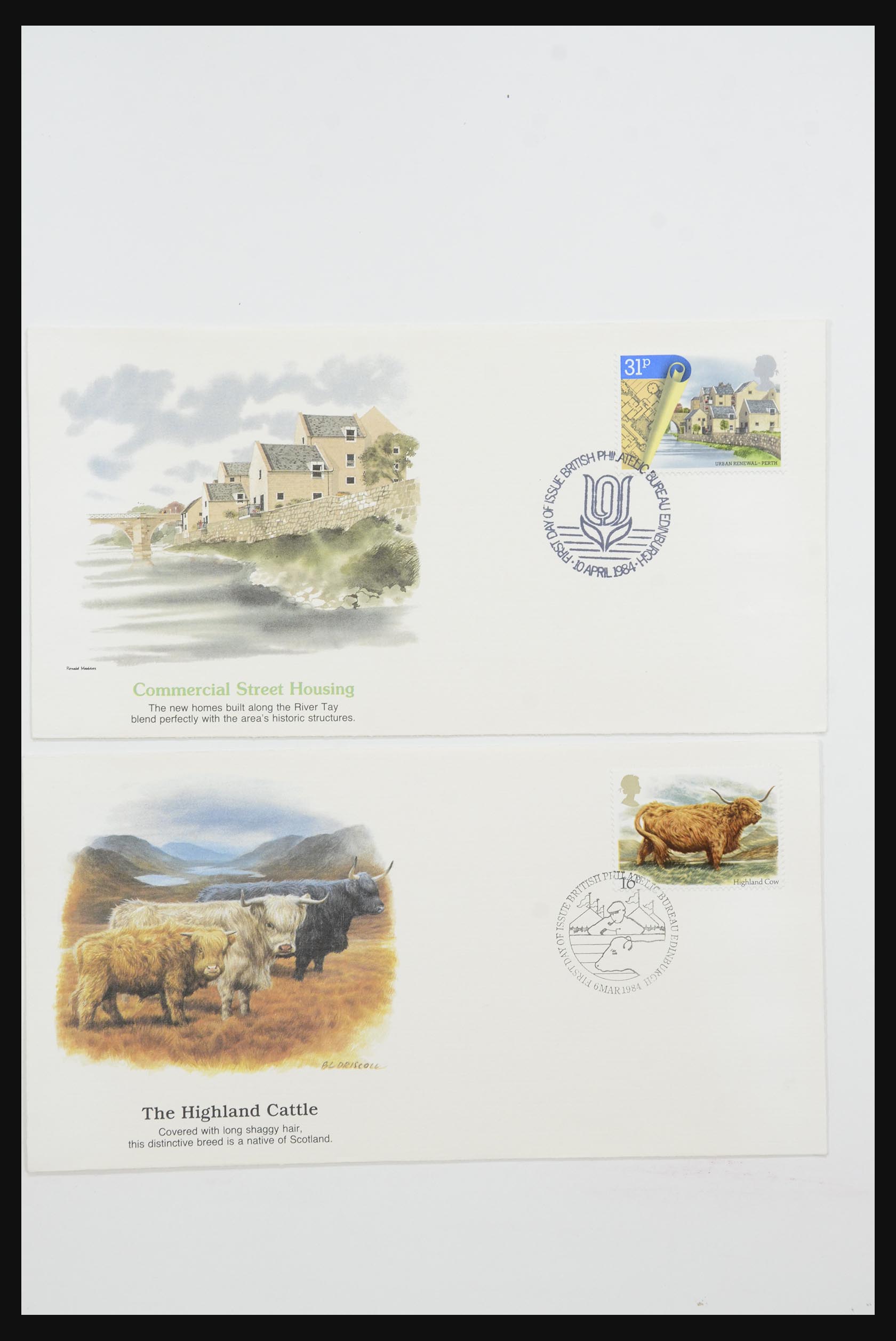 31726 132 - 31726 Engeland en koloniën brieven en FDC's 1937-2001.