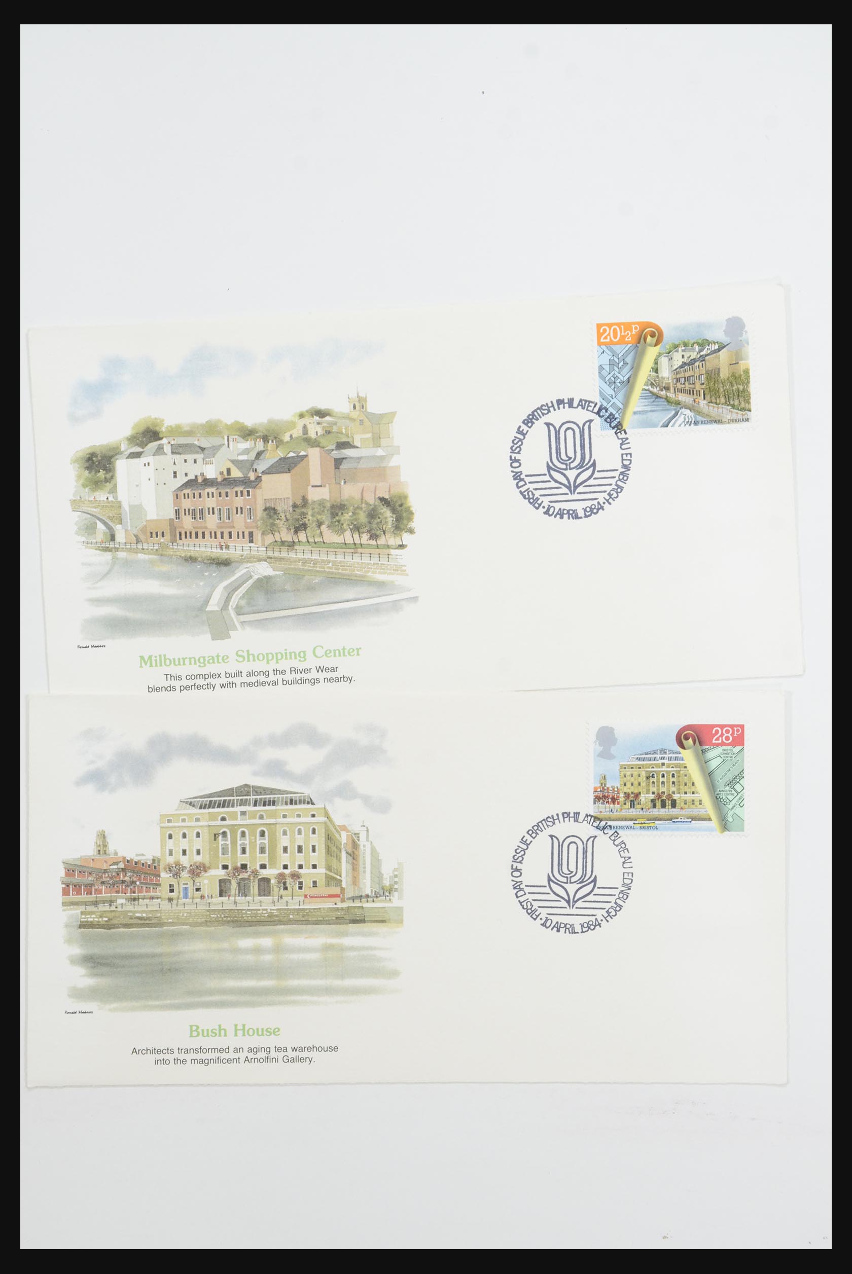 31726 133 - 31726 Engeland en koloniën brieven en FDC's 1937-2001.