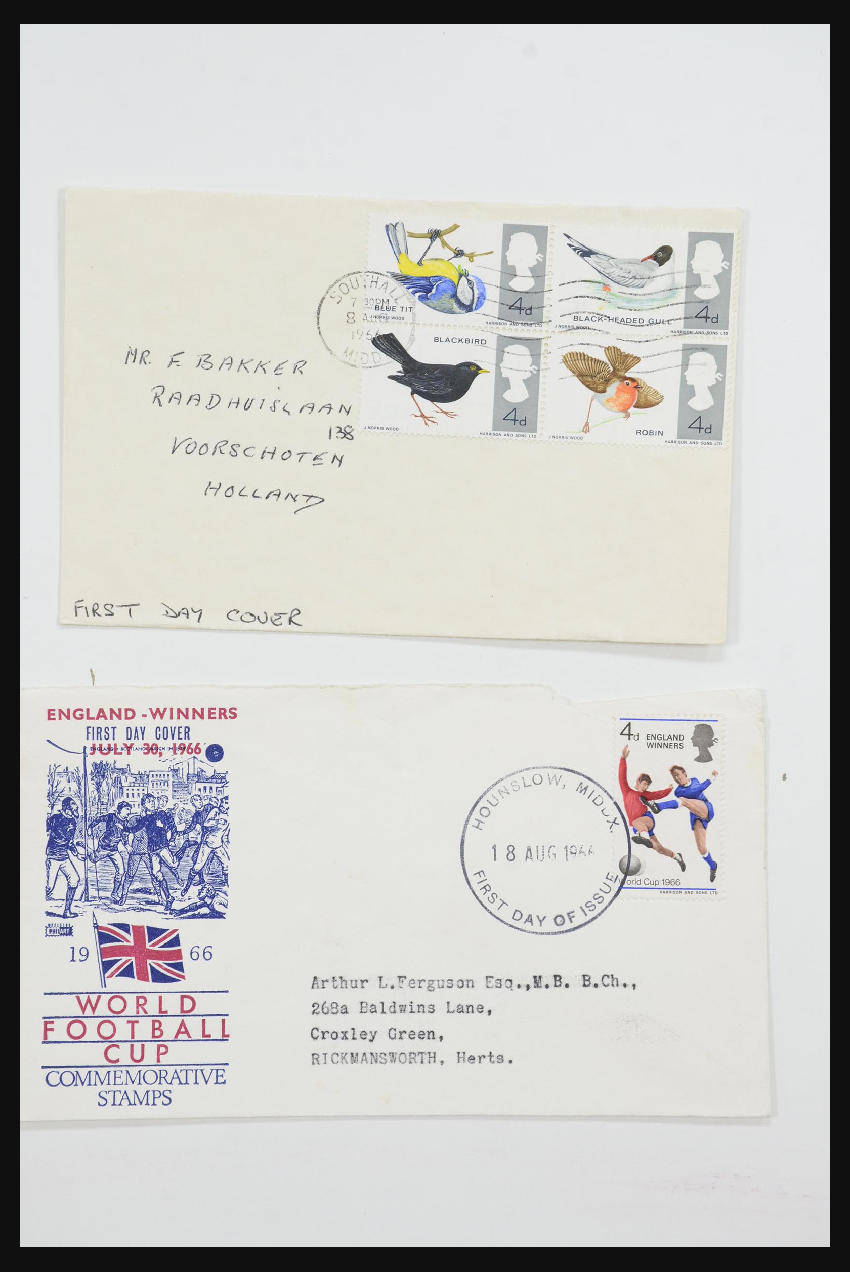 31726 136 - 31726 Engeland en koloniën brieven en FDC's 1937-2001.