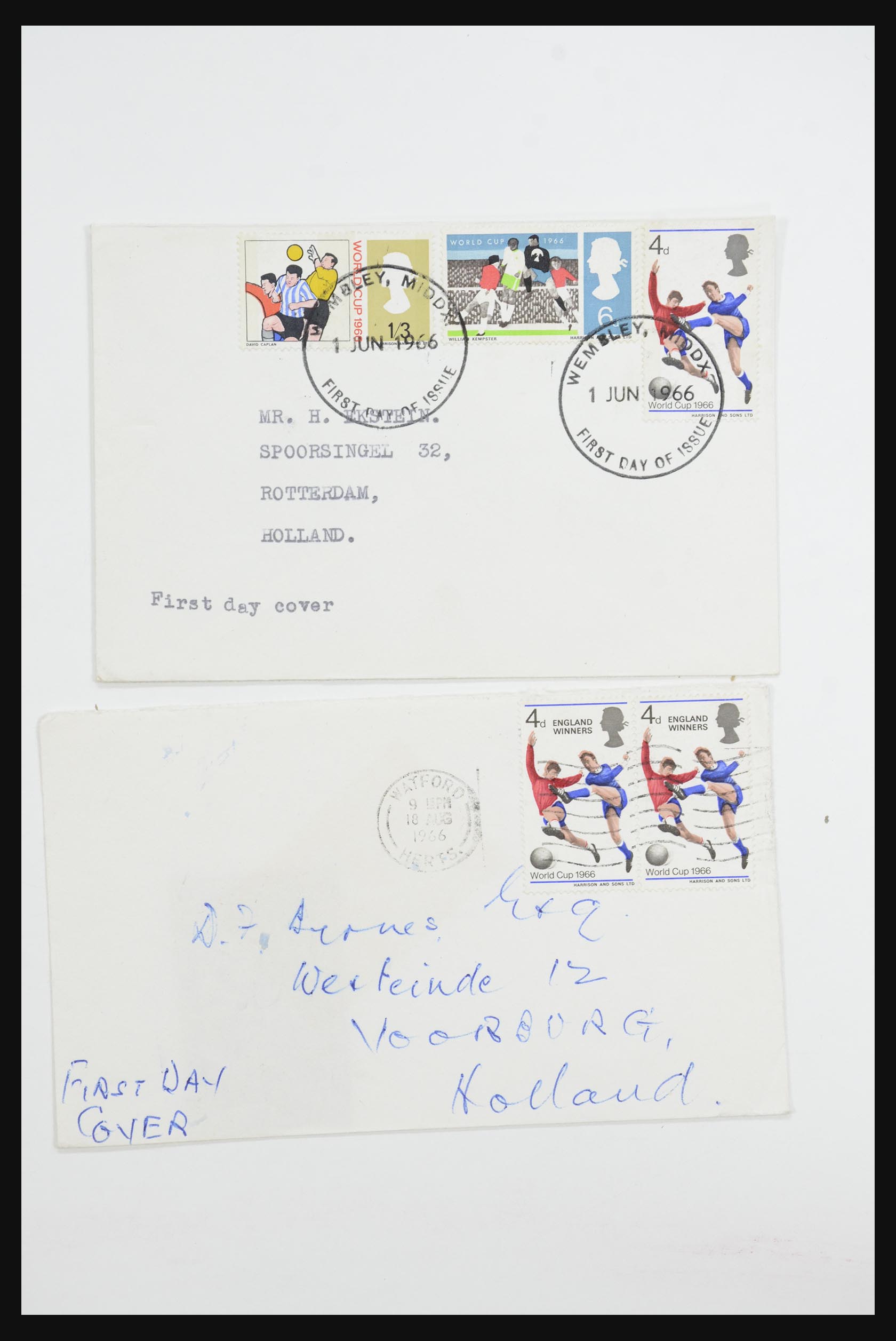 31726 138 - 31726 Engeland en koloniën brieven en FDC's 1937-2001.