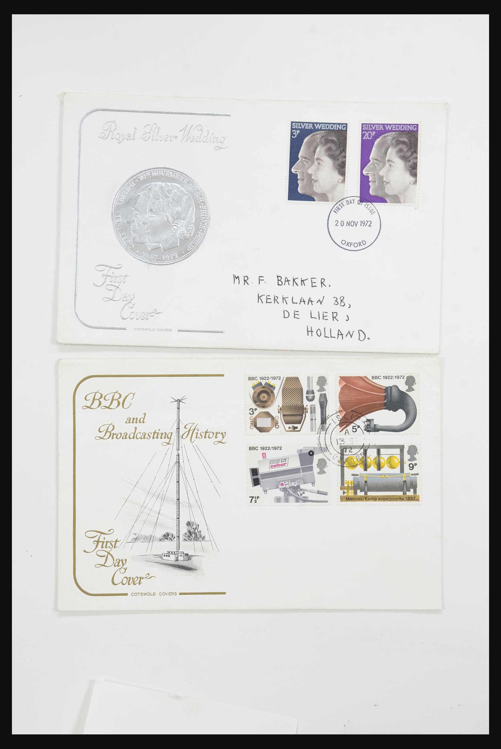 31726 666 - 31726 Great Britain and colonies covers and FDC's 1937-2001.